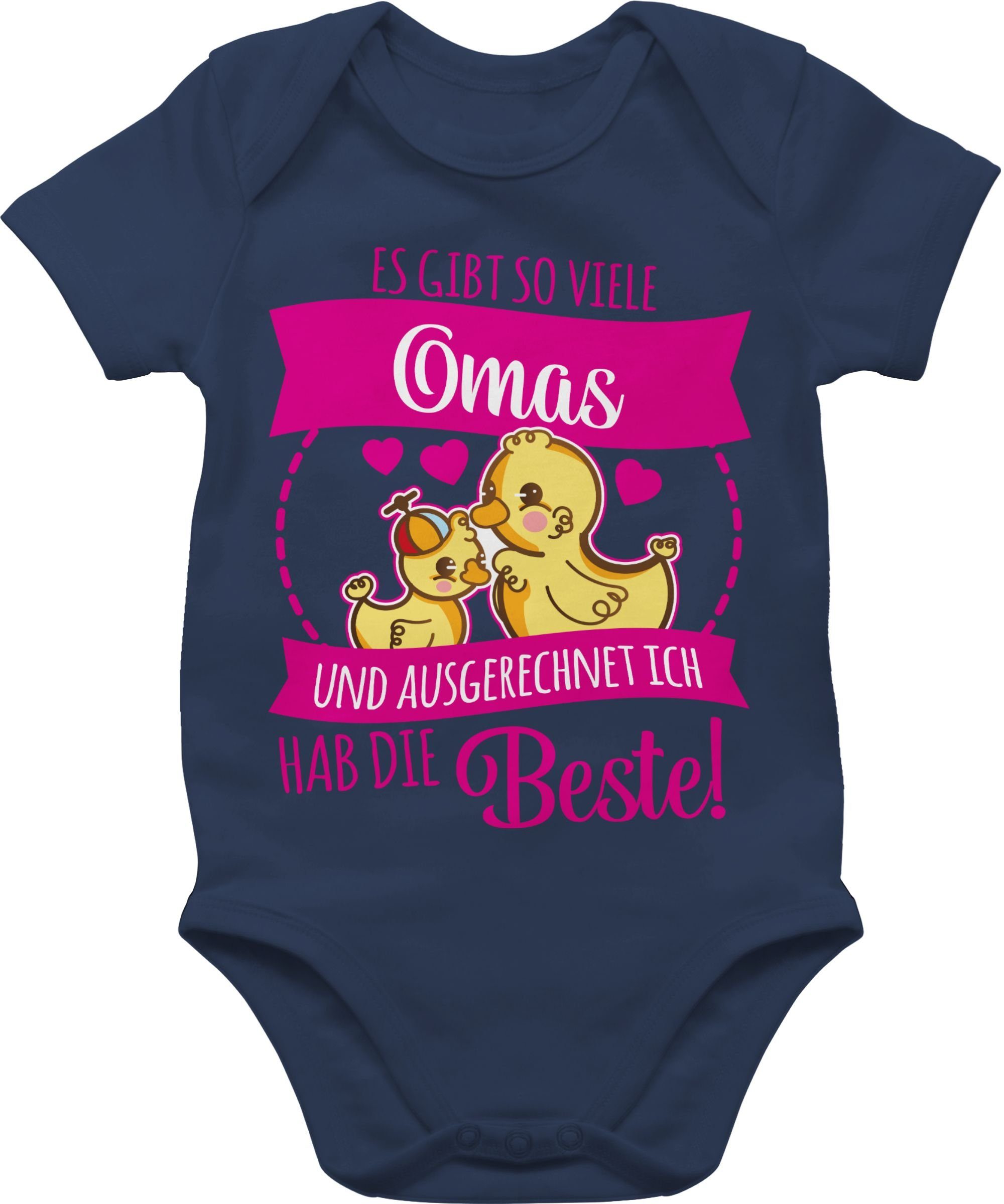 Shirtracer Shirtbody »Es gibt so viele Omas fuchsia Statement