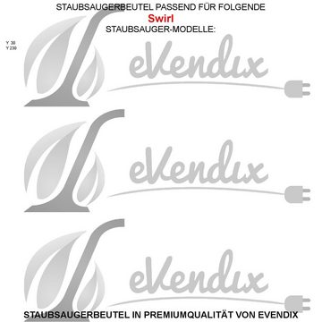 eVendix Staubsaugerbeutel 10 Staubsaugerbeutel passend für Clatronic, LG Electronics, Rowenta, passend für eVac, eVac eVac06