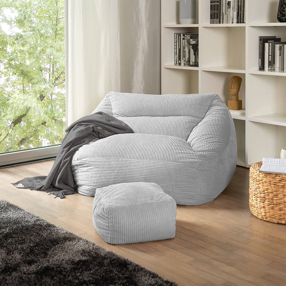 dynamic24 Sessel, Sitzsack + Hocker Bodenkissen günstig online kaufen