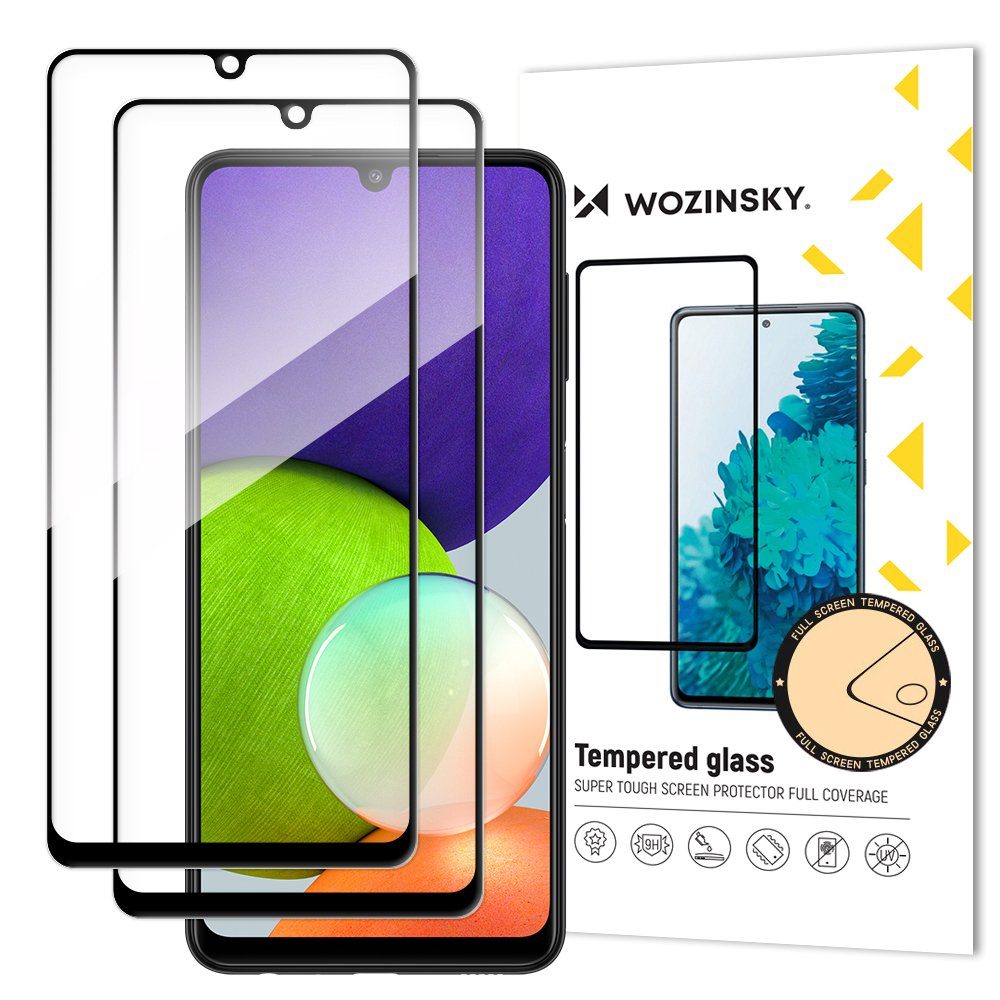 cofi1453 Handyhülle 5D Schutz Glas für Samsung Galaxy A22 5G (A226B), Displayschutz Panzerglasfolie