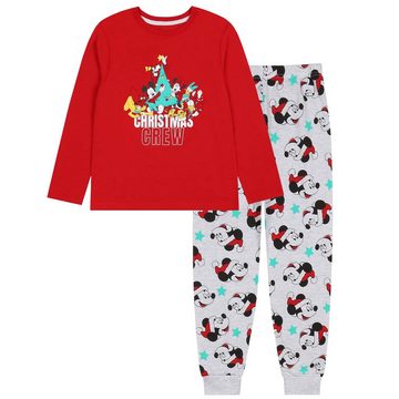 Sarcia.eu Schlafanzug Mickey Maus und Freunde Disney Weihnachtspyjama für Kinder, 3-4 Jahre