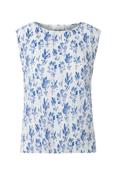 Rich & Royal T-Shirt printed crinkle top recycled
