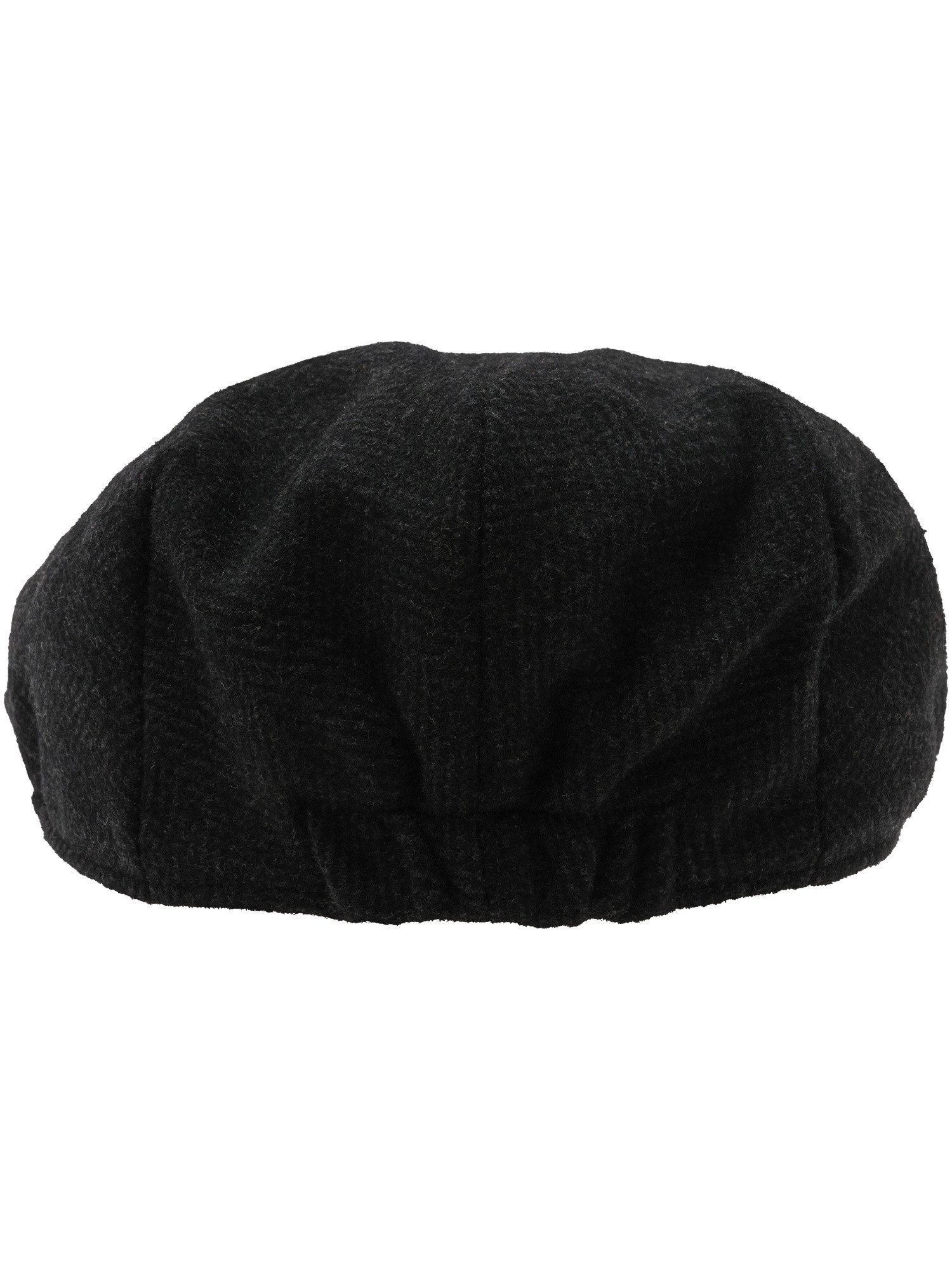 bugatti Flat Cap Melierte bugatti Flatcap mit Fischgrät-Design in Wollmischung