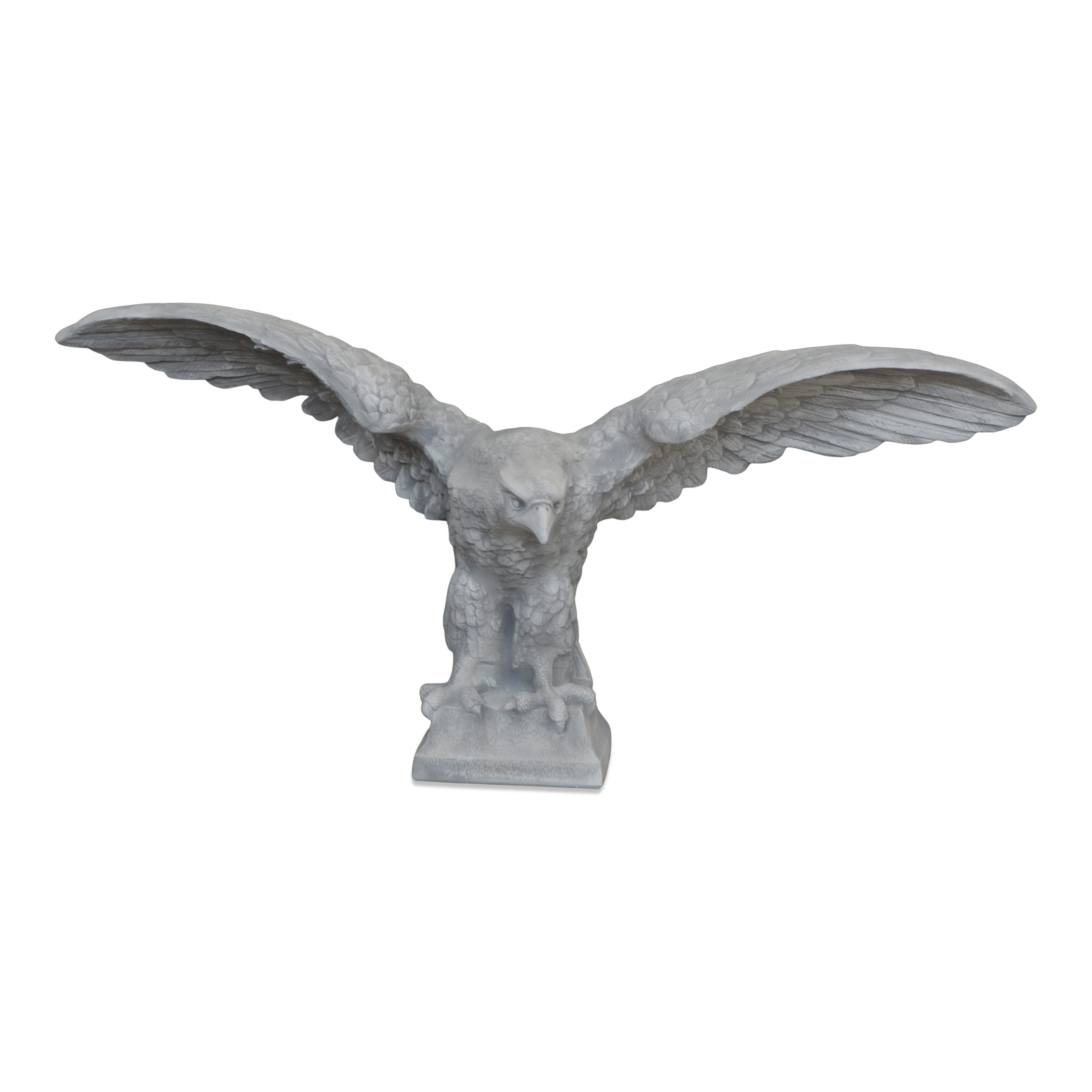 gartendekoparadies.de Gartenfigur Beeindruckende Adler-Statue, H. 83 cm, 118 kg, Frostsicher