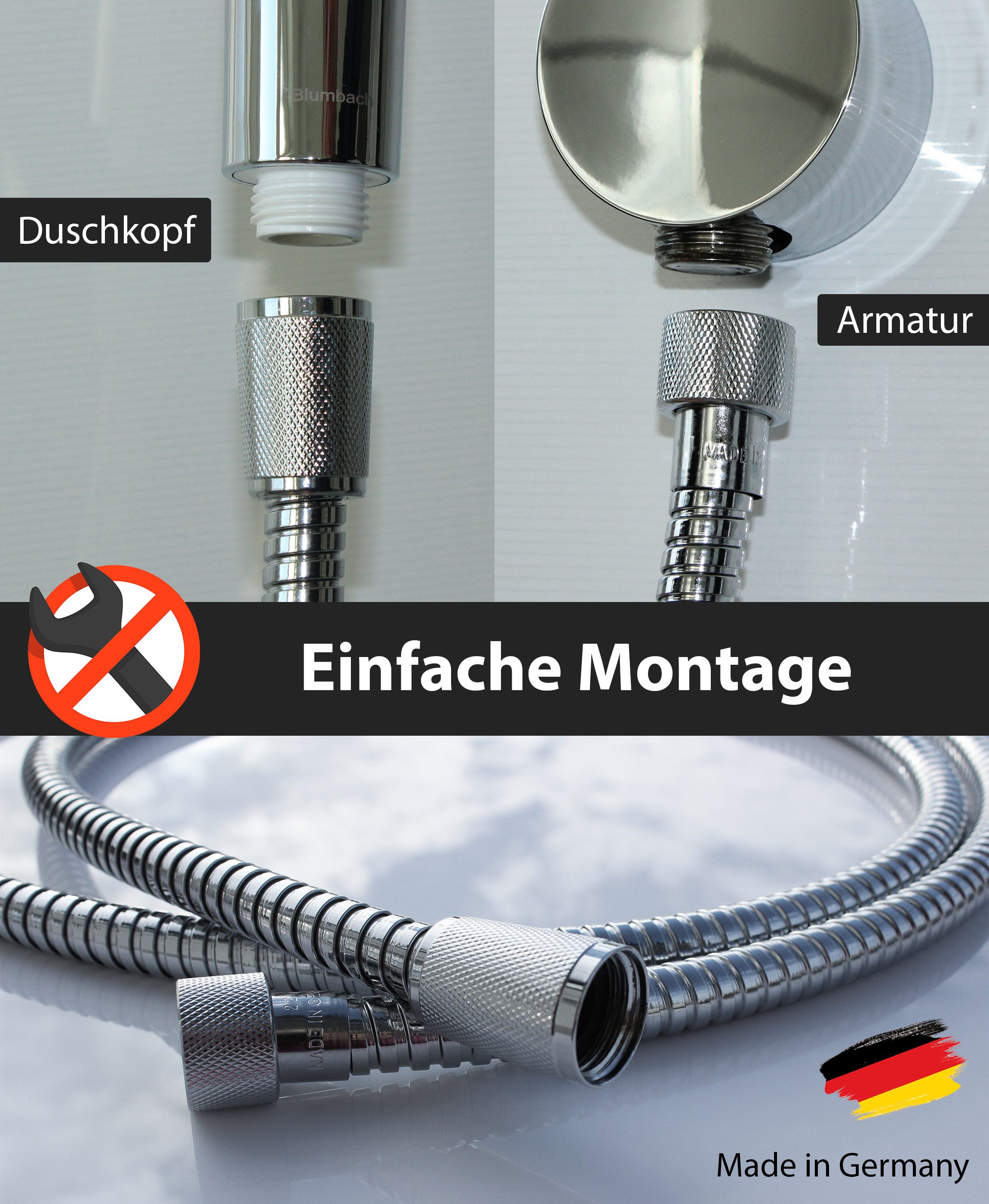 Blumbach Brauseschlauch - Premium Duschschlauch, MADE günstig online kaufen