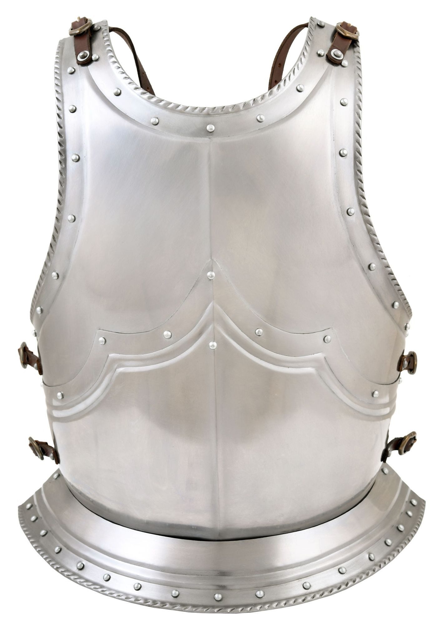 Ritter-Kostüm Gotischer Brust- und Rückenpanzer, 1,2 mm Stahl