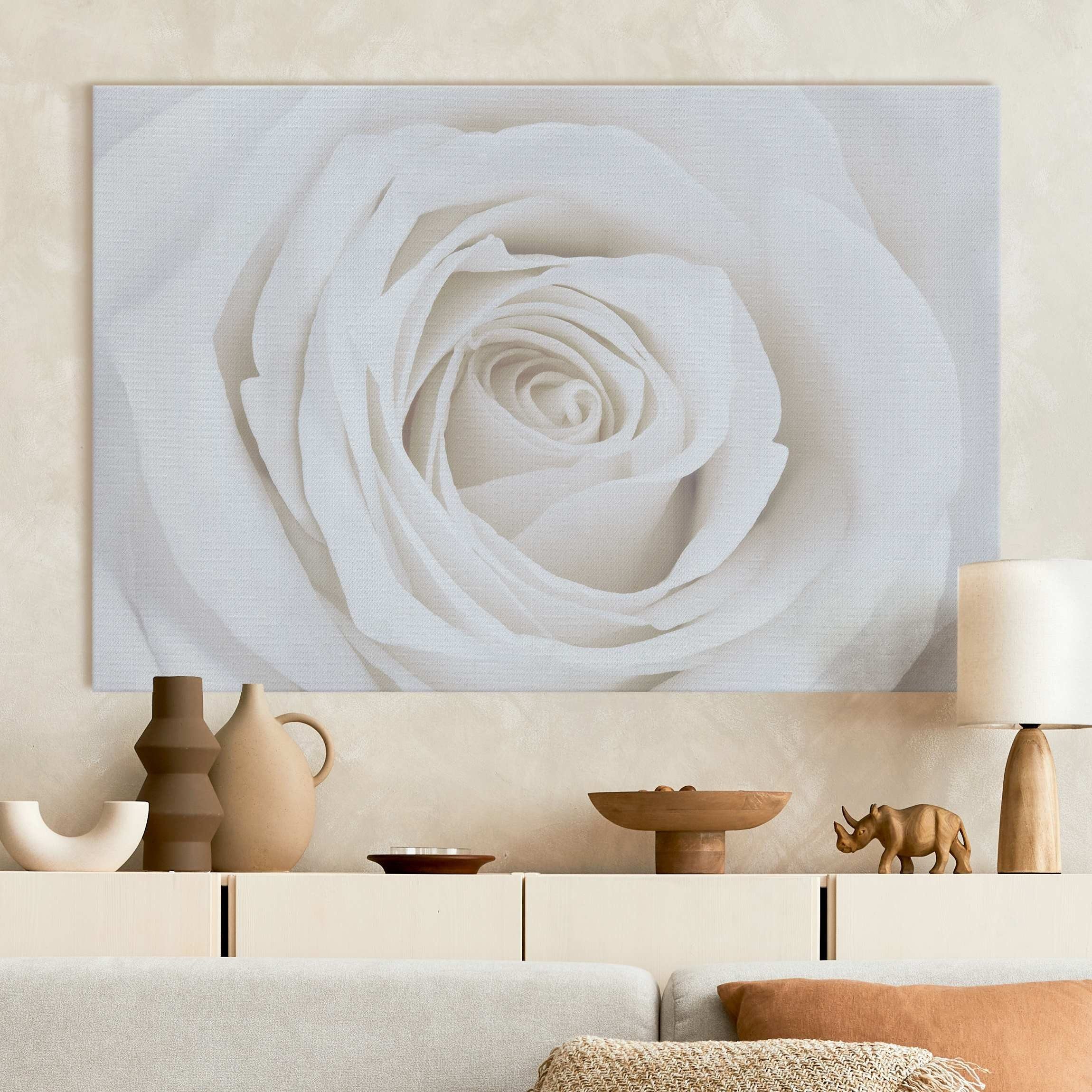 Bilderdepot24 Leinwandbild Akustikbild Blumen Natur Modern günstig online kaufen