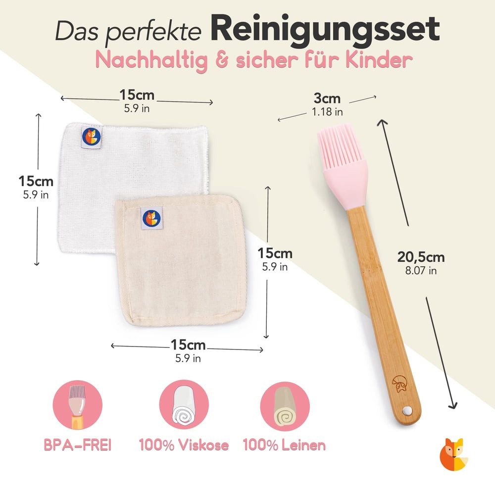 Kleiner Fuchs Reinigungs-Set, (3-St)
