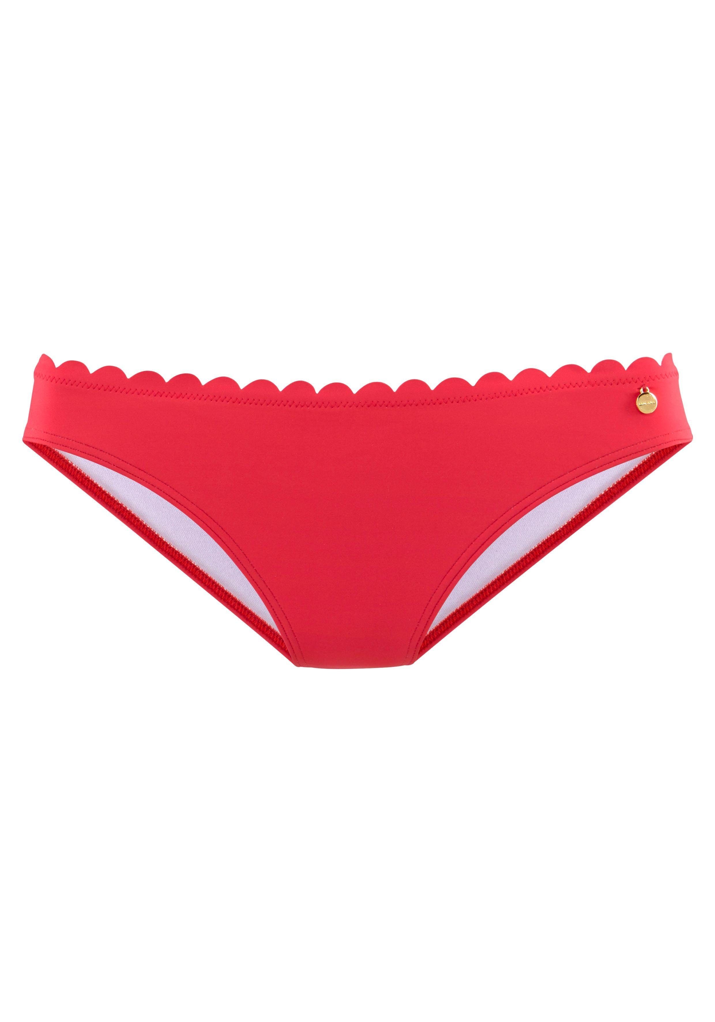 LASCANA Bikini-Hose Scallop mit gelaserter Wellenkante mehr