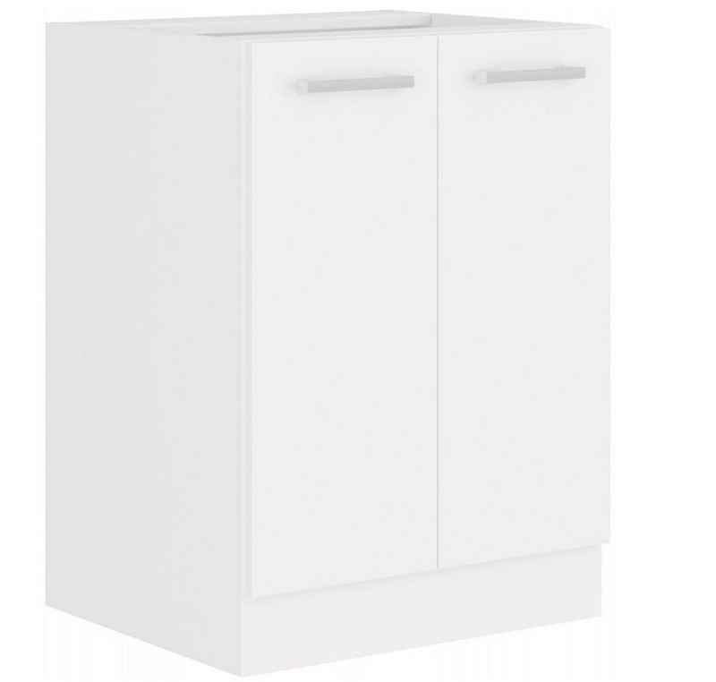 Küchen-Preisbombe Unterschrank 60 cm Küche EKO White Weiss matt Küchenzeile Küchenblock Einbauküche