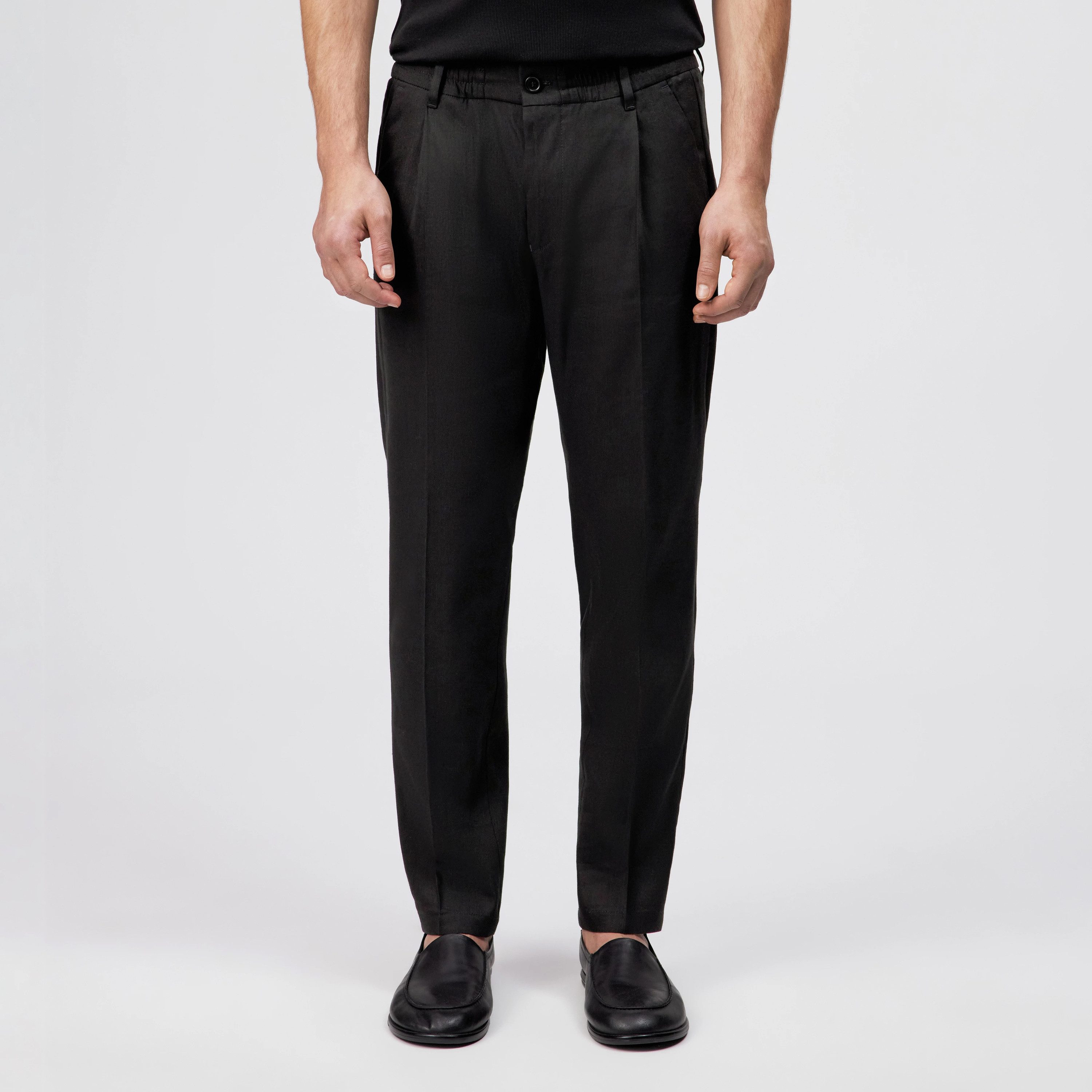 Drykorn Stoffhose Hose Chasy mit Bundfalte in Leinen-Mix (1-tlg)