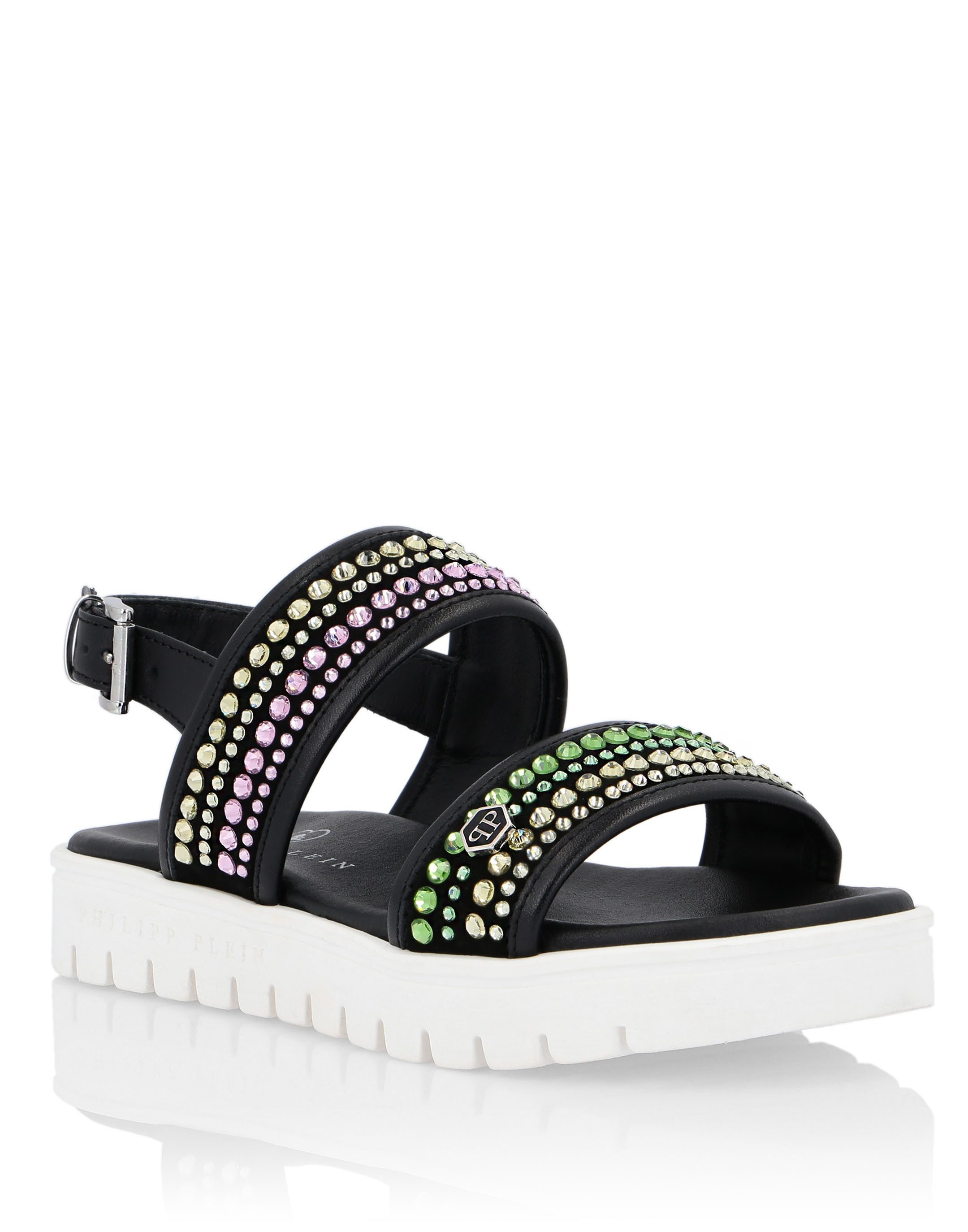 PHILIPP PLEIN Flache Sandalen Sandale