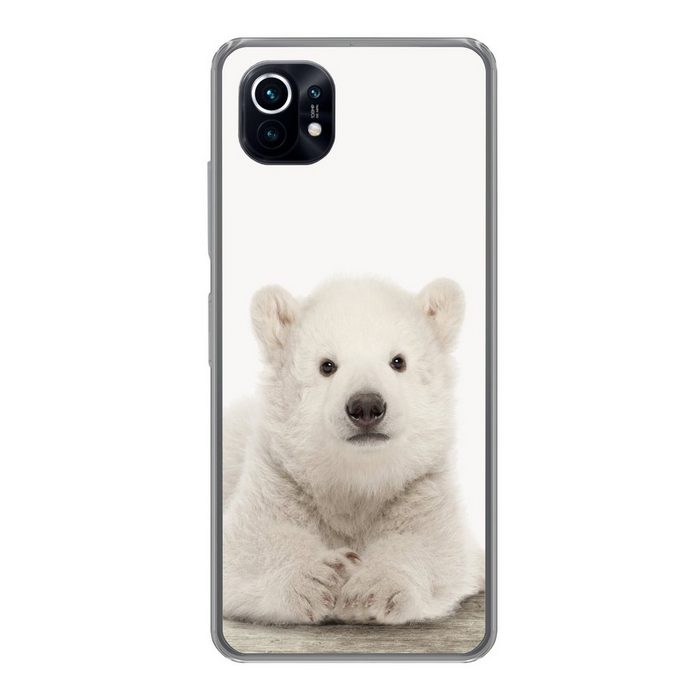 MuchoWow Handyhülle Eisbär - Tiere - Kinder - Weiß - Jungen - Mädchen Phone Case Handyhülle Xiaomi Mi 11 Silikon Schutzhülle