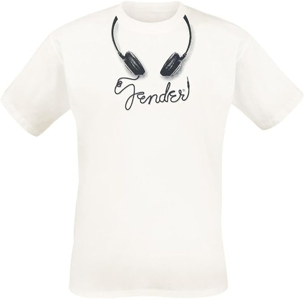 Fender Print-Shirt Fender T-Shirt BASS schwarz oder weiß S L XL