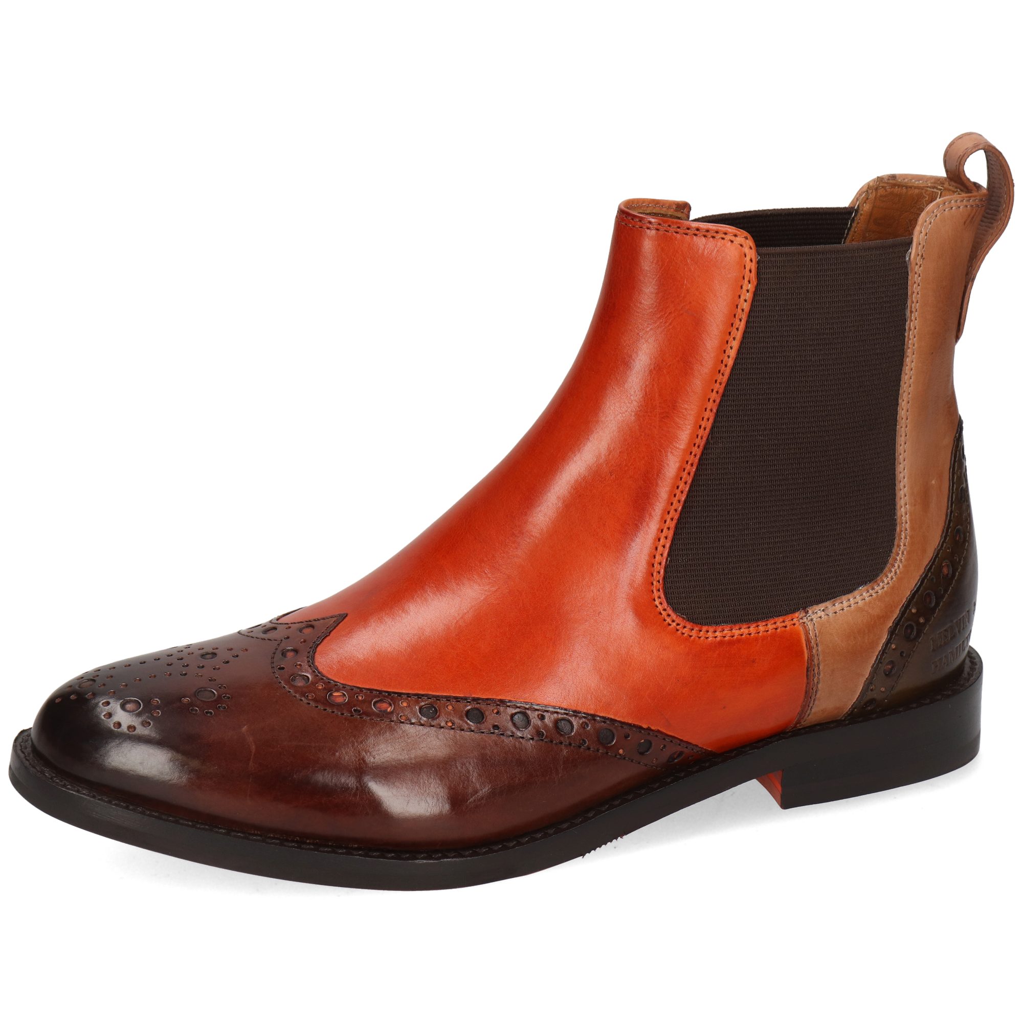 Melvin & Hamilton Selina 29 Leder-Chelsea Boots für Damen Stiefelette Flach günstig online kaufen