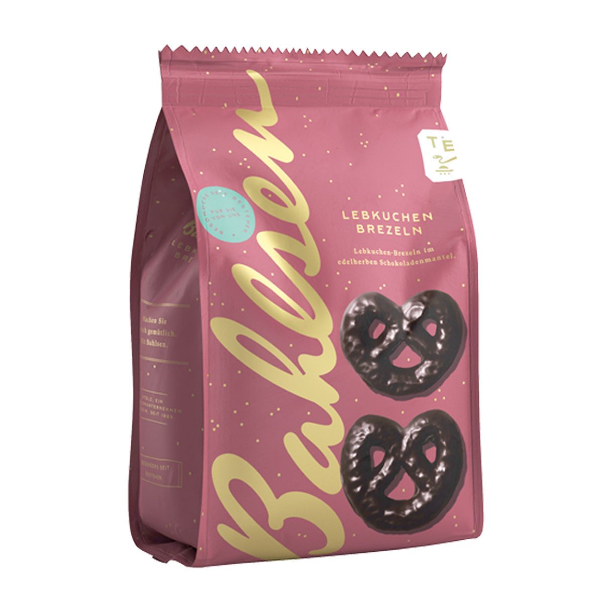 BAHLSEN Süßigkeit, Bahlsen saftige braune Lebkuchen Brezeln mit Überzug Edelherb 250g