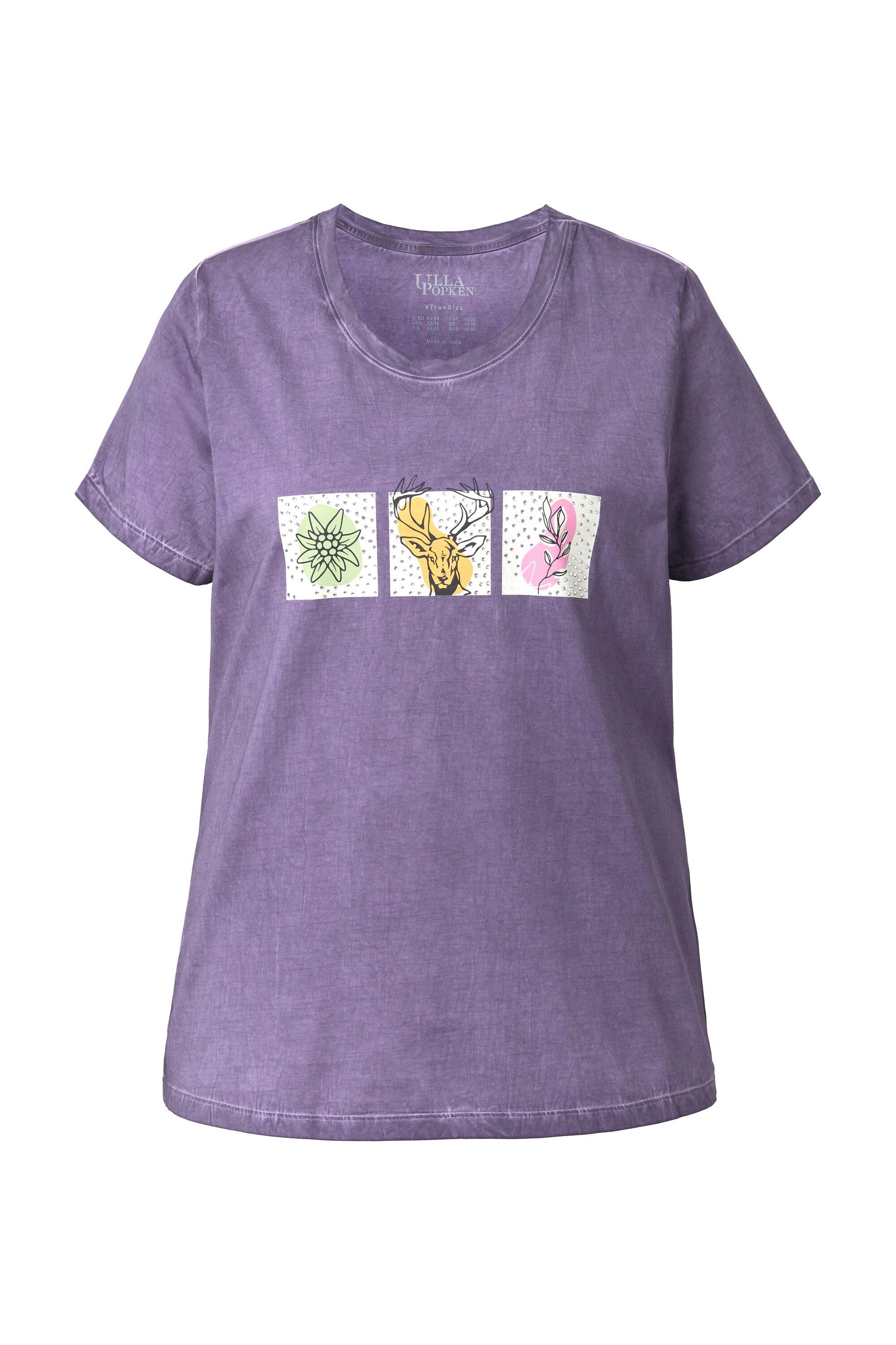 Ulla Popken T-Shirt T-Shirt Trachtenstil Classic günstig online kaufen