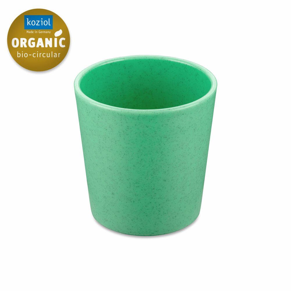 KOZIOL Becher Connect Cup S Organic Apple Green, 190 ml, Biozirkulärer Kunststoff