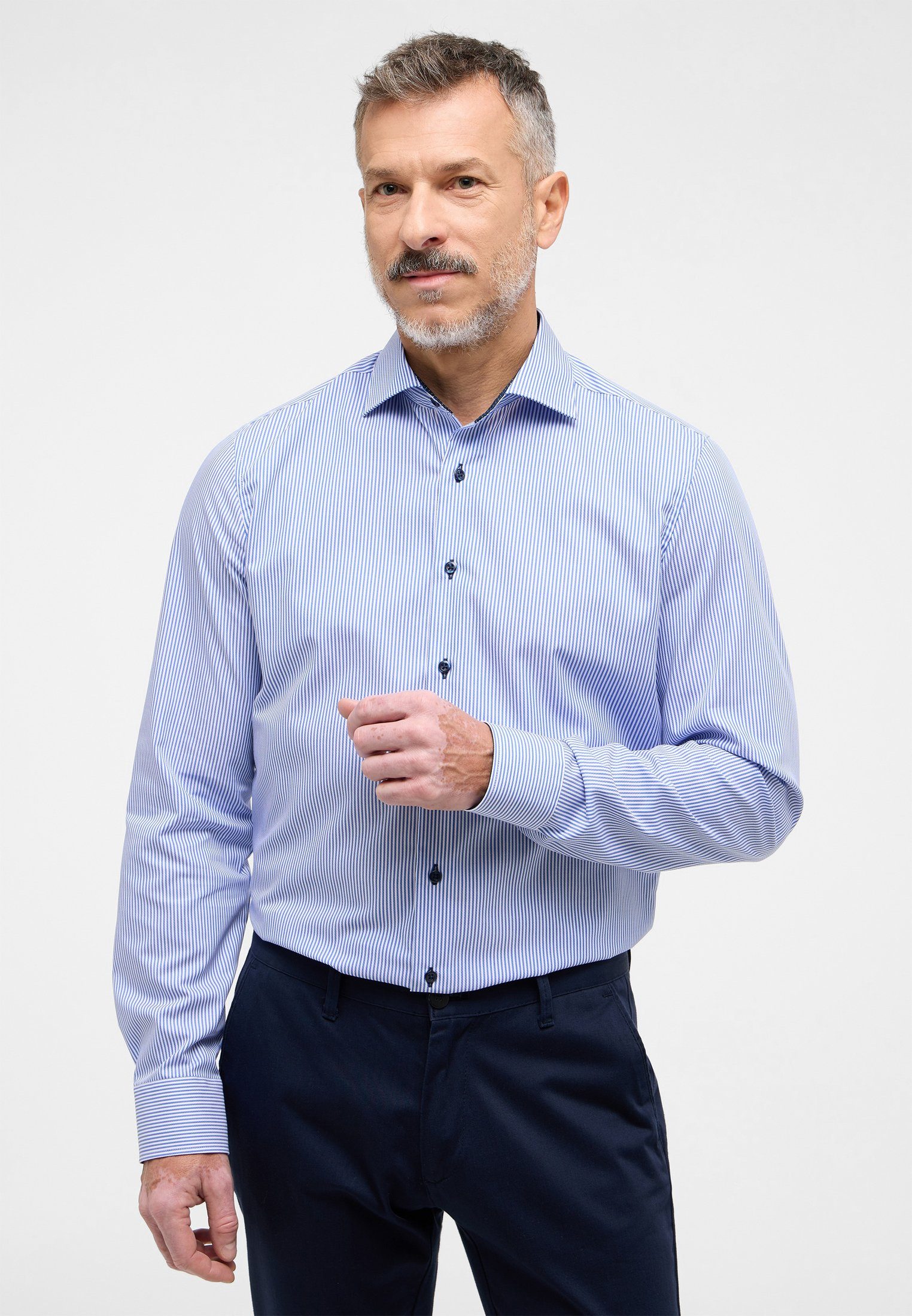 Eterna Langarmhemd SLIM FIT NON IRON günstig online kaufen