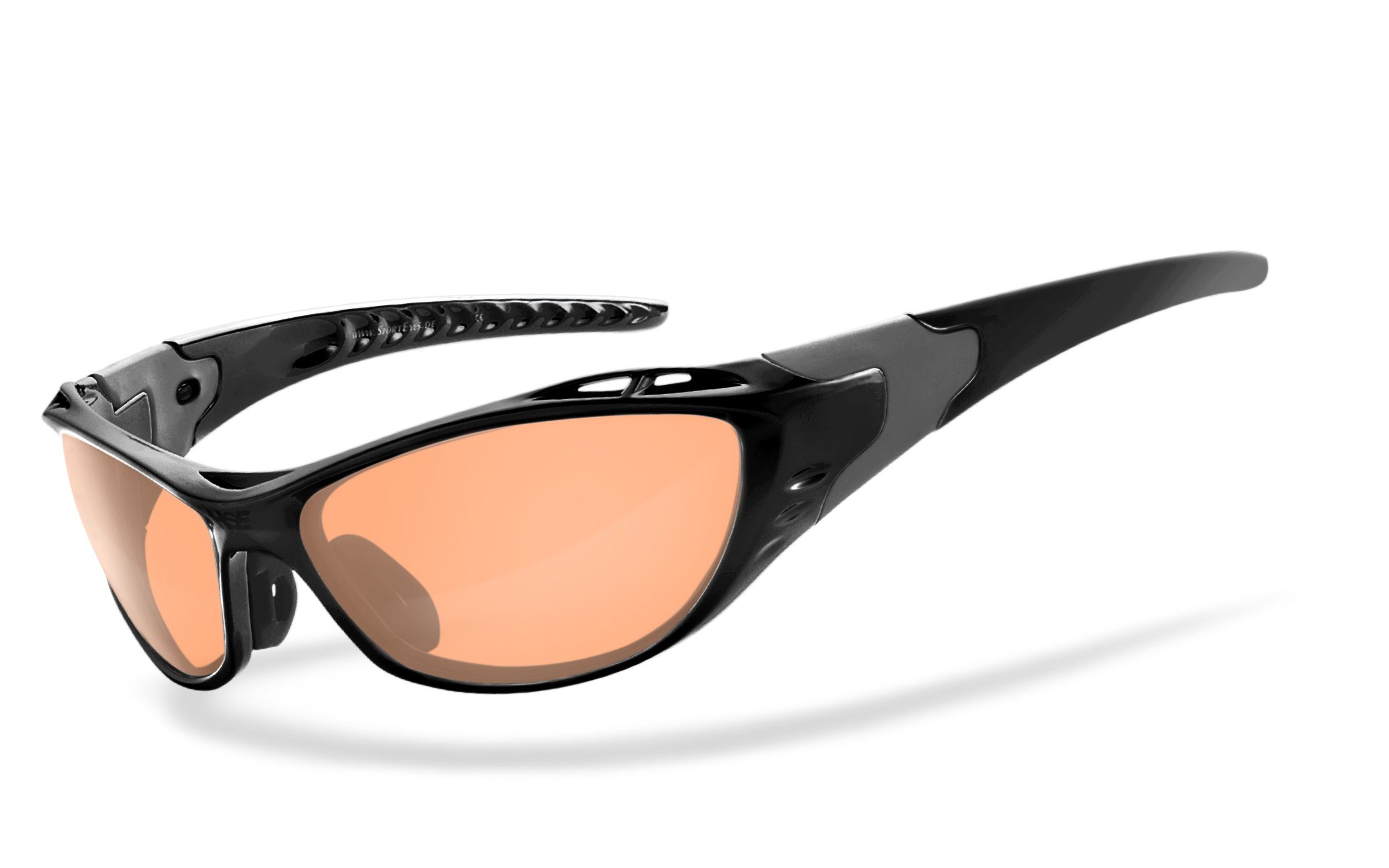 X-SIDE 2.0, - HSE Steinschlagbeständig SportEyes durch Kunststoff-Sicherheitsglas Sportbrille