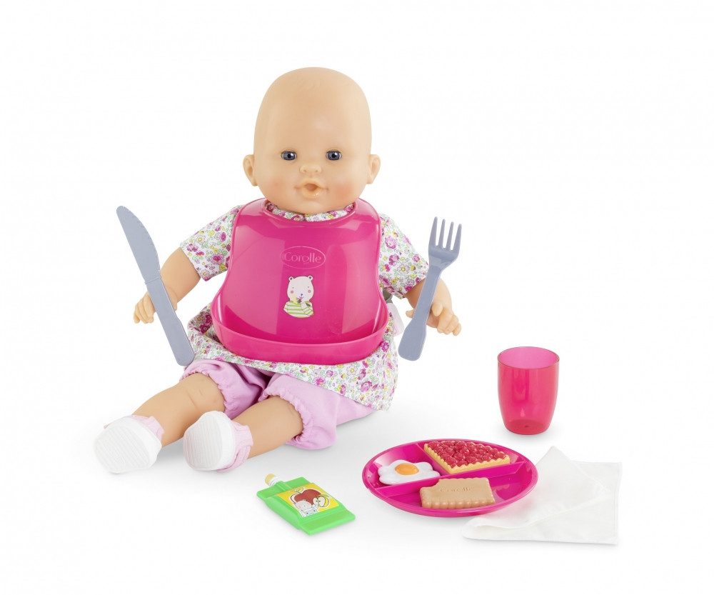 Smoby Puppen Trage Corolle Mon Grand Poupon 36-42cm großes Fütterset