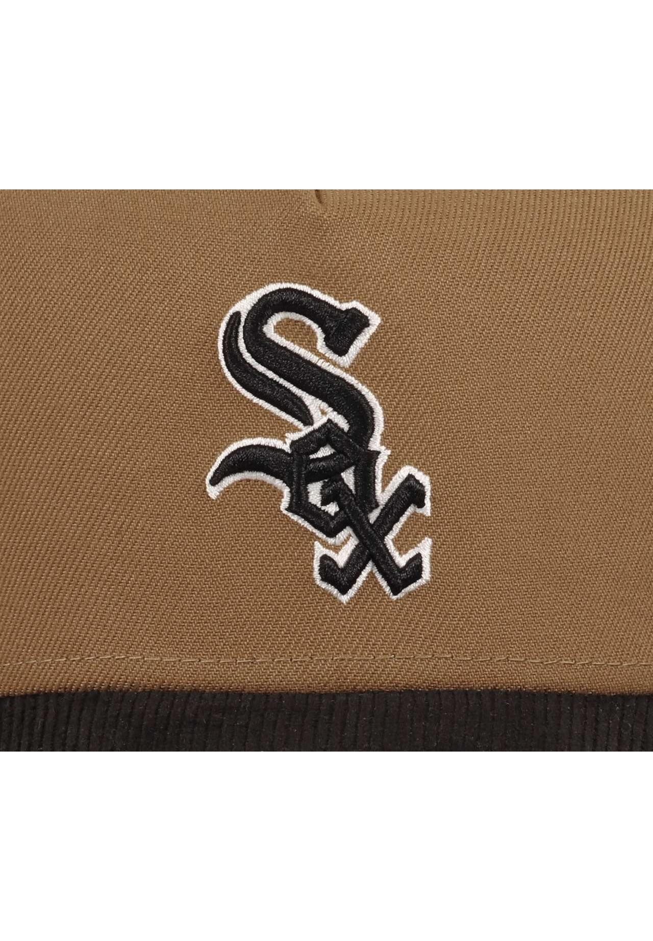 New Era Baseball Cap Chicago White Sox MLB All-Star Years Sidepatch Khaki Black Cord 9Forty (1-St)
