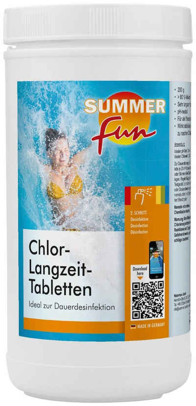 SUMMER FUN Chlortabletten Chlor-Langzeit-Tabletten, 1,2 kg