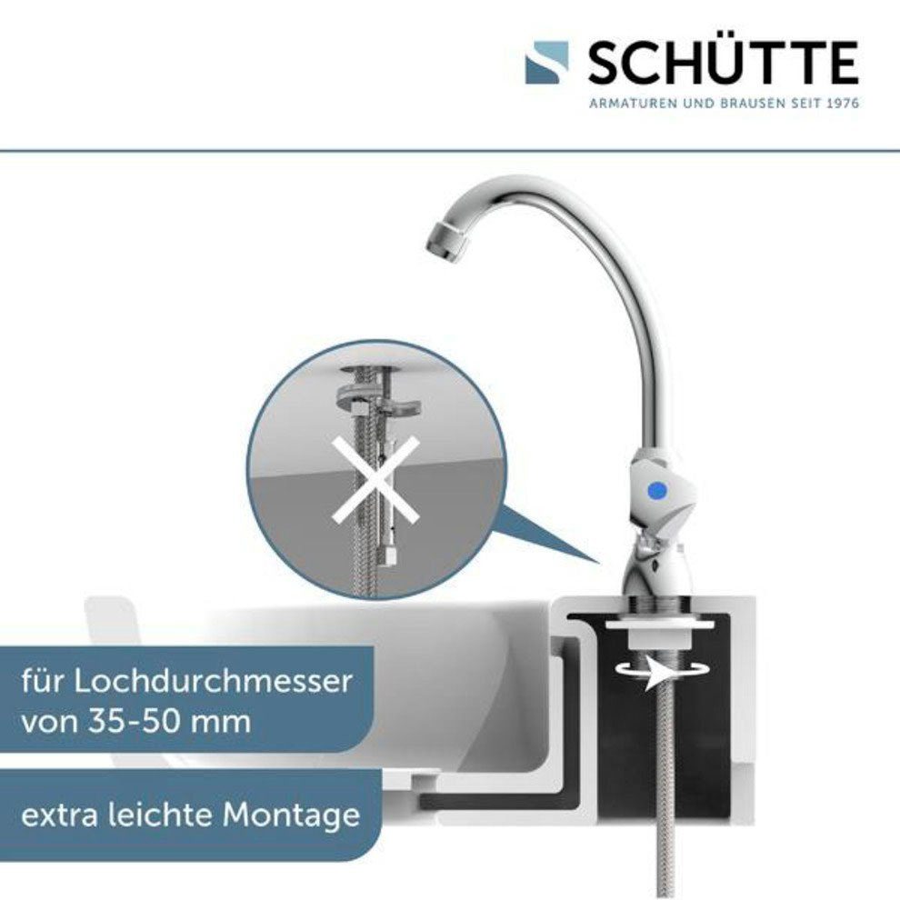 Schütte Standventil Carnero Kaltwasserhahn, Chrom – Bild 3 von 5