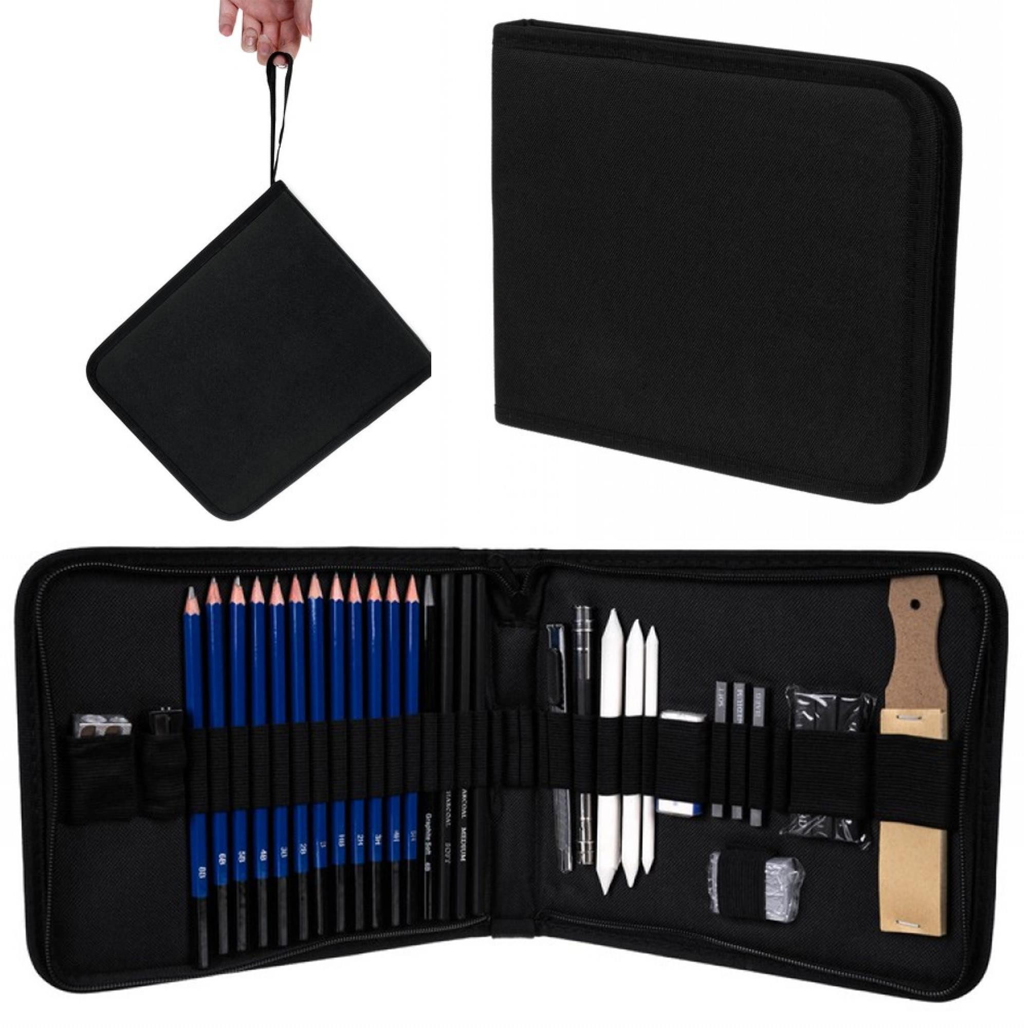 TSB Werk Bleistift Zeichnen Set Skizzierstifte Bleistifte 32 tlg Set, (32-tlg), Skizzieren, Malen, Zeichenstift