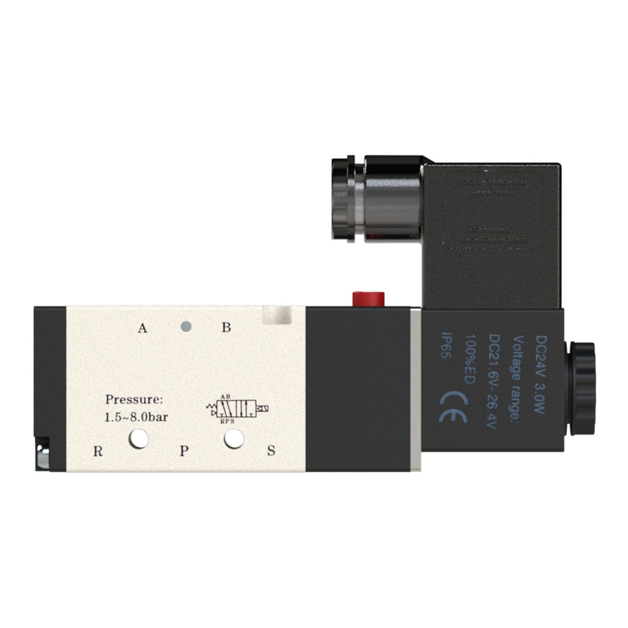 RIEGLER Regulierventil Riegler 5/2-Wegeventil elektropneu. »4V« monost., G 1/8, 24VDC, 750l/m