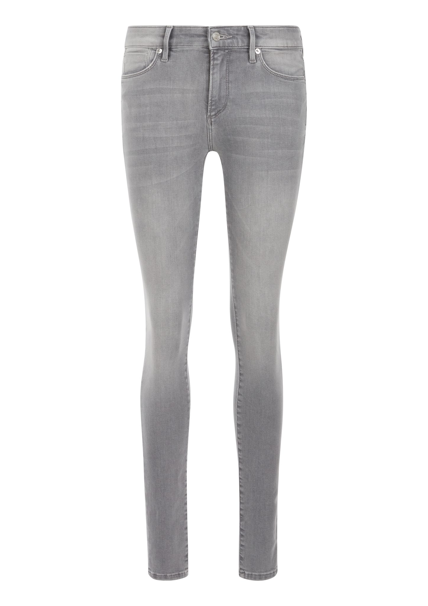 s.Oliver 5-Pocket-Jeans Jeans Izabell / Skinny Fit / Mid Rise / Skinny Leg light grey