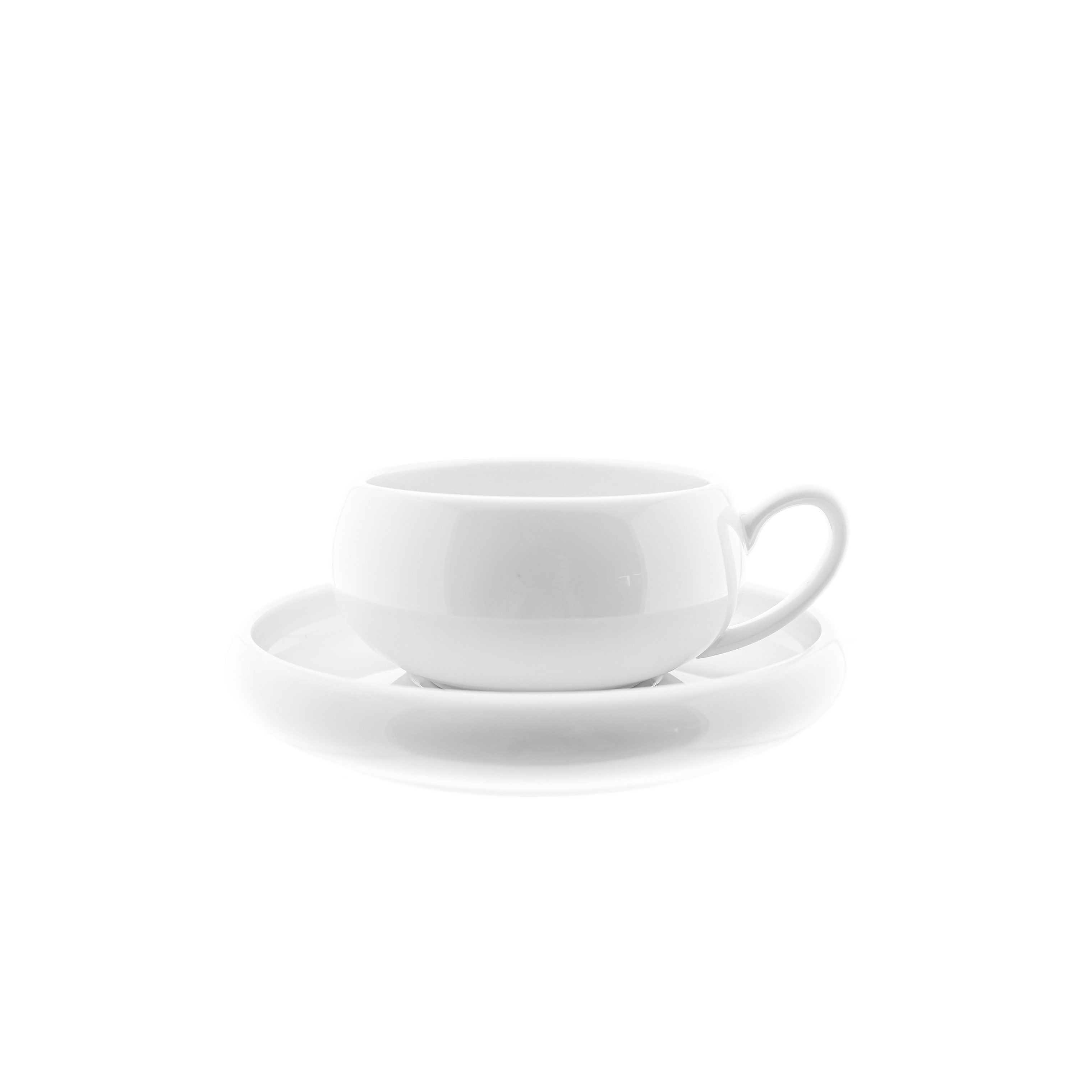 Almina Kaffeeservice Belicia Kaffetassen-Set mit Henkel und Unterteller 12 Teilig (12-tlg)