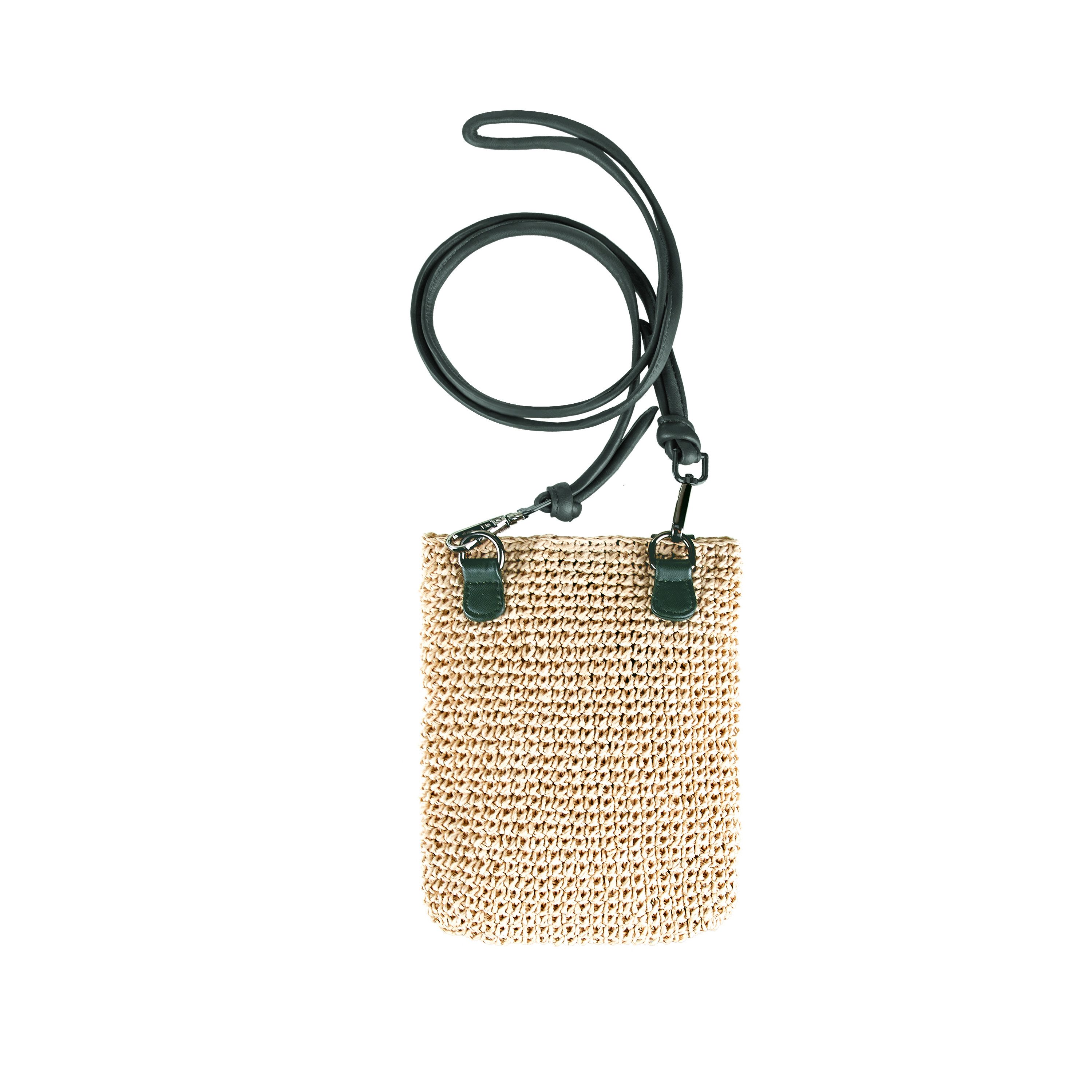 seabreeze by BULL&HUNT Handytasche seabreeze mobile Smartphonetasche aus Raffiabast