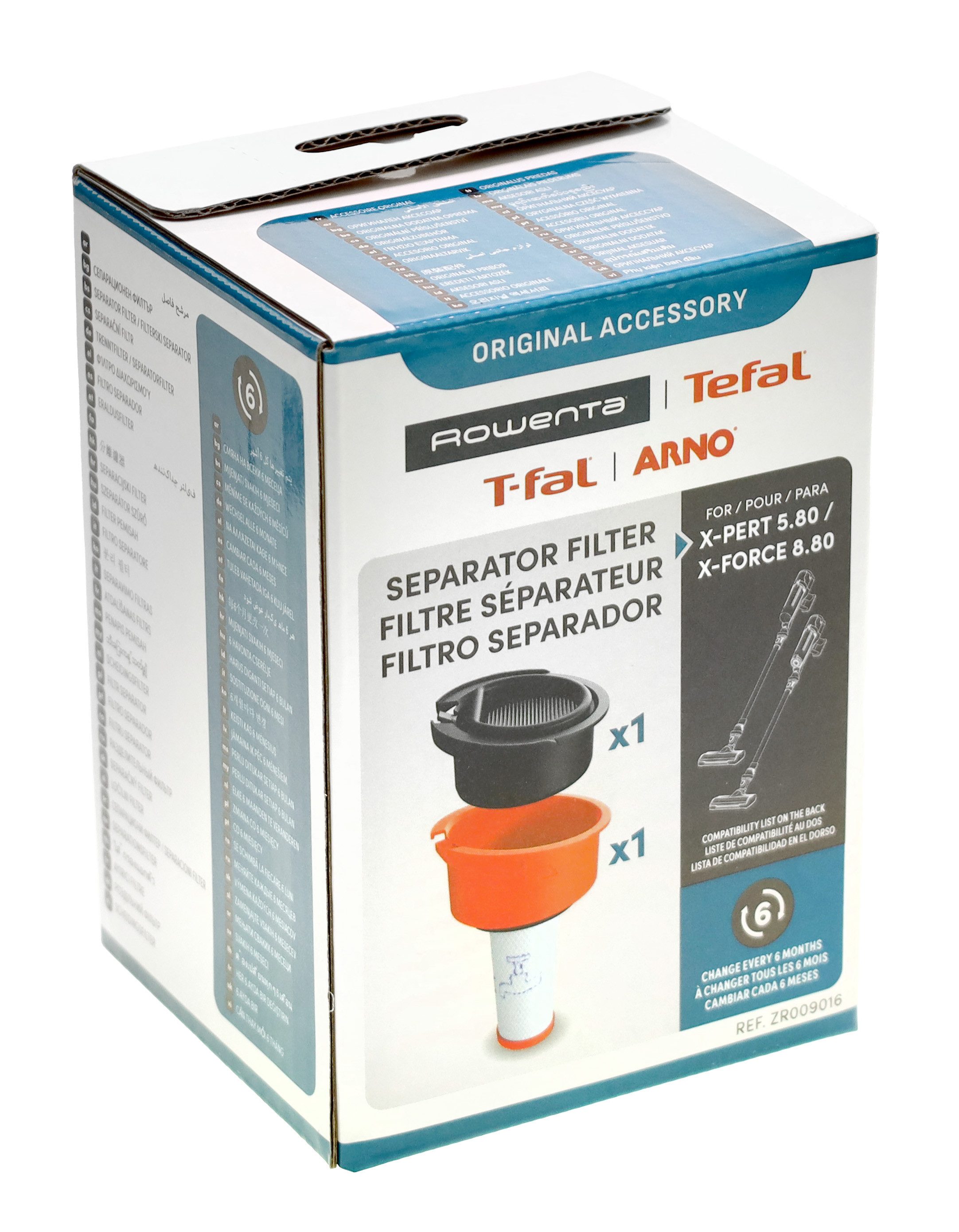 Rowenta Ersatzfilter Rowenta ZR009016 Filter für RH1831 RH5A31 X-PERT 5.80 Akku-Staubsauger