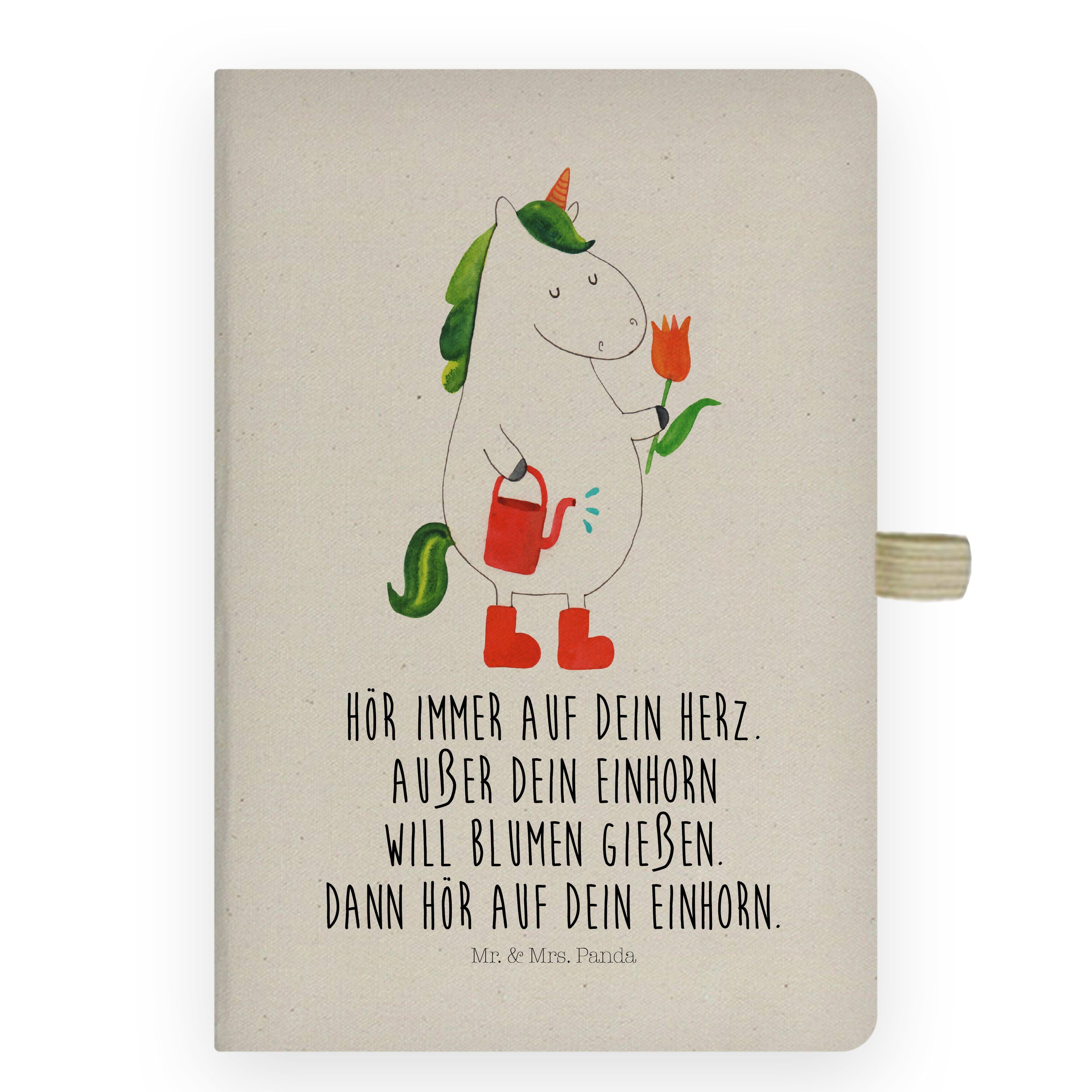 - Geschenk, Panda Einhö Notizbuch Pegasus, - Gärtner Mrs. Schreibbuch, & Mr. Einhorn Transparent