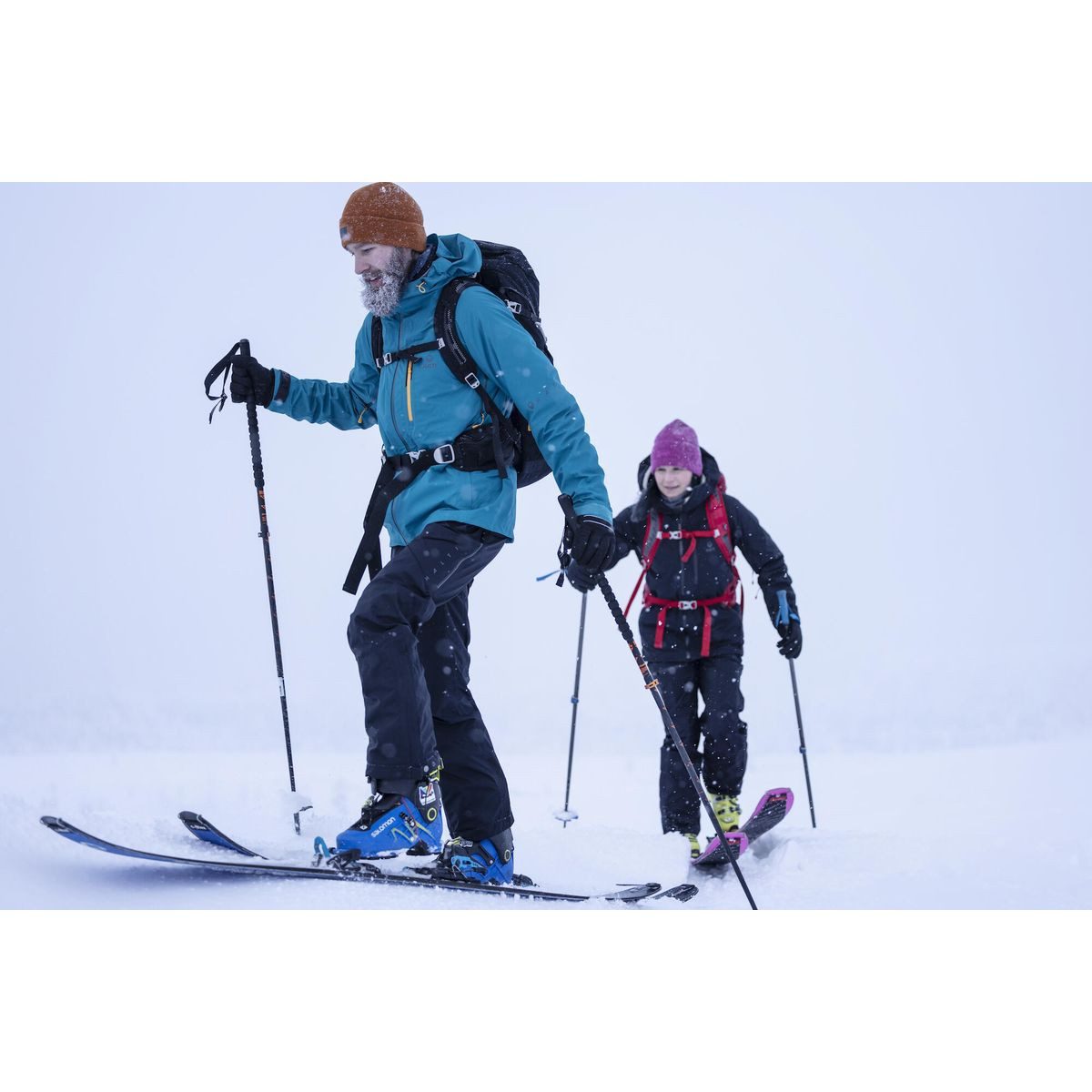 HALTI Skijacke Alpine Unisex 3L Drymaxx Shell Jacket Leichte, strapazierfähige 3L-Jacke mit abnehmbarem Schneefang und