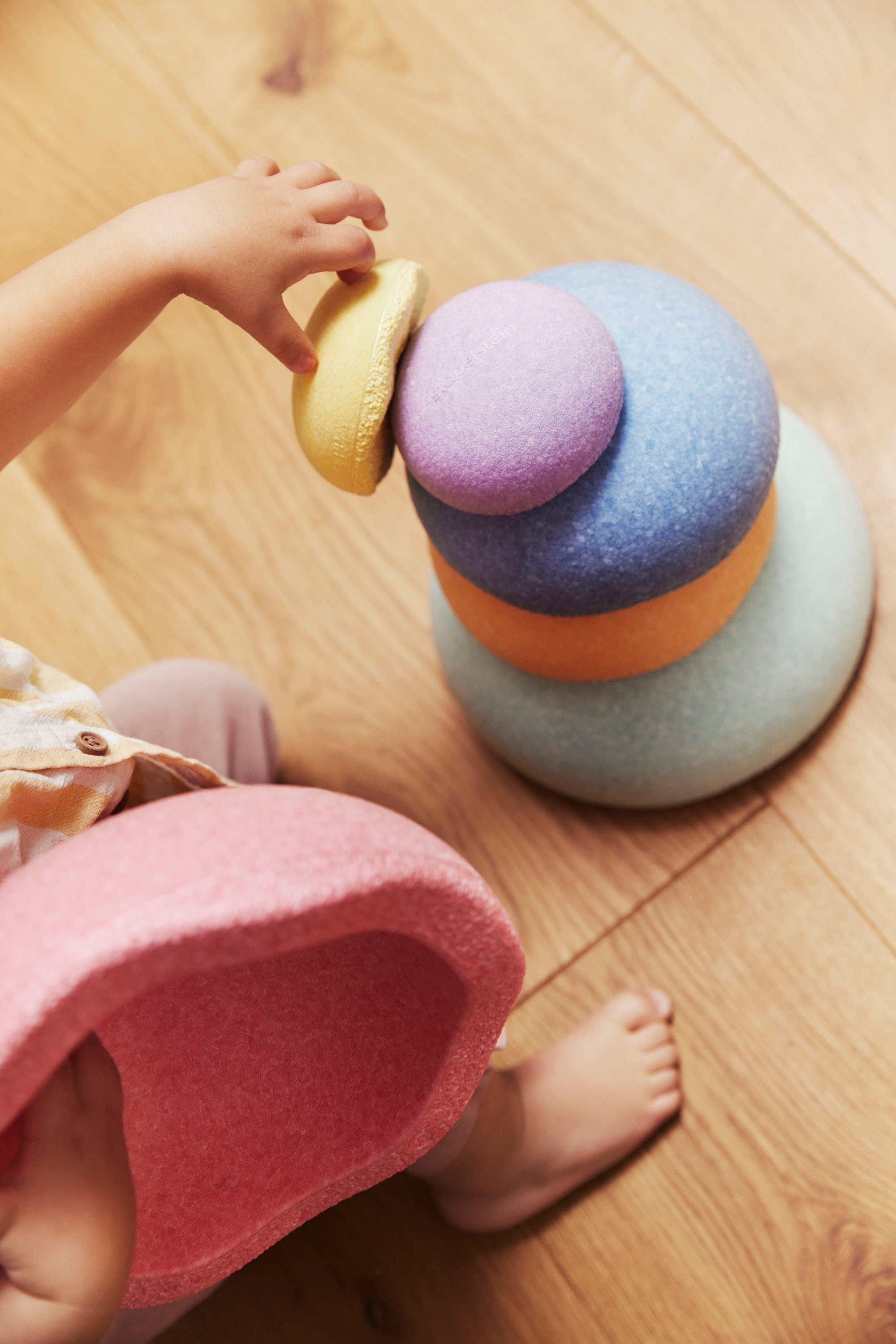 Stapelstein Balancetrainer Inside rainbow pastel