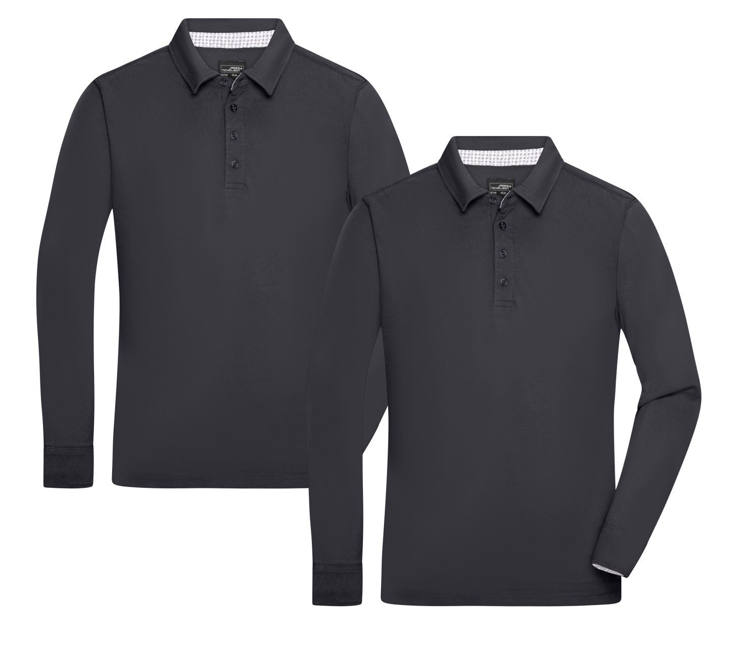 James & Nicholson Langarm-Poloshirt Doppelpack Sportliches günstig online kaufen