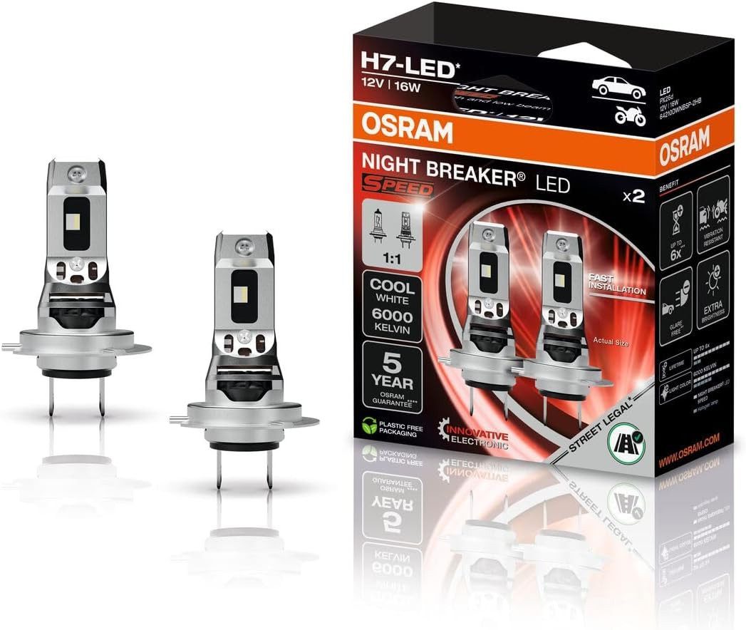 KFZ-Ersatzleuchte NIGHT BREAKER LED SPEED H7