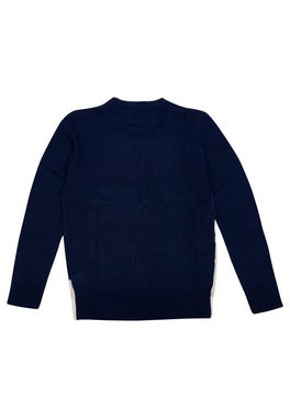 United Labels® Weihnachtspullover Winterpullover - Eisbär Ugly Sweater Herren Blau