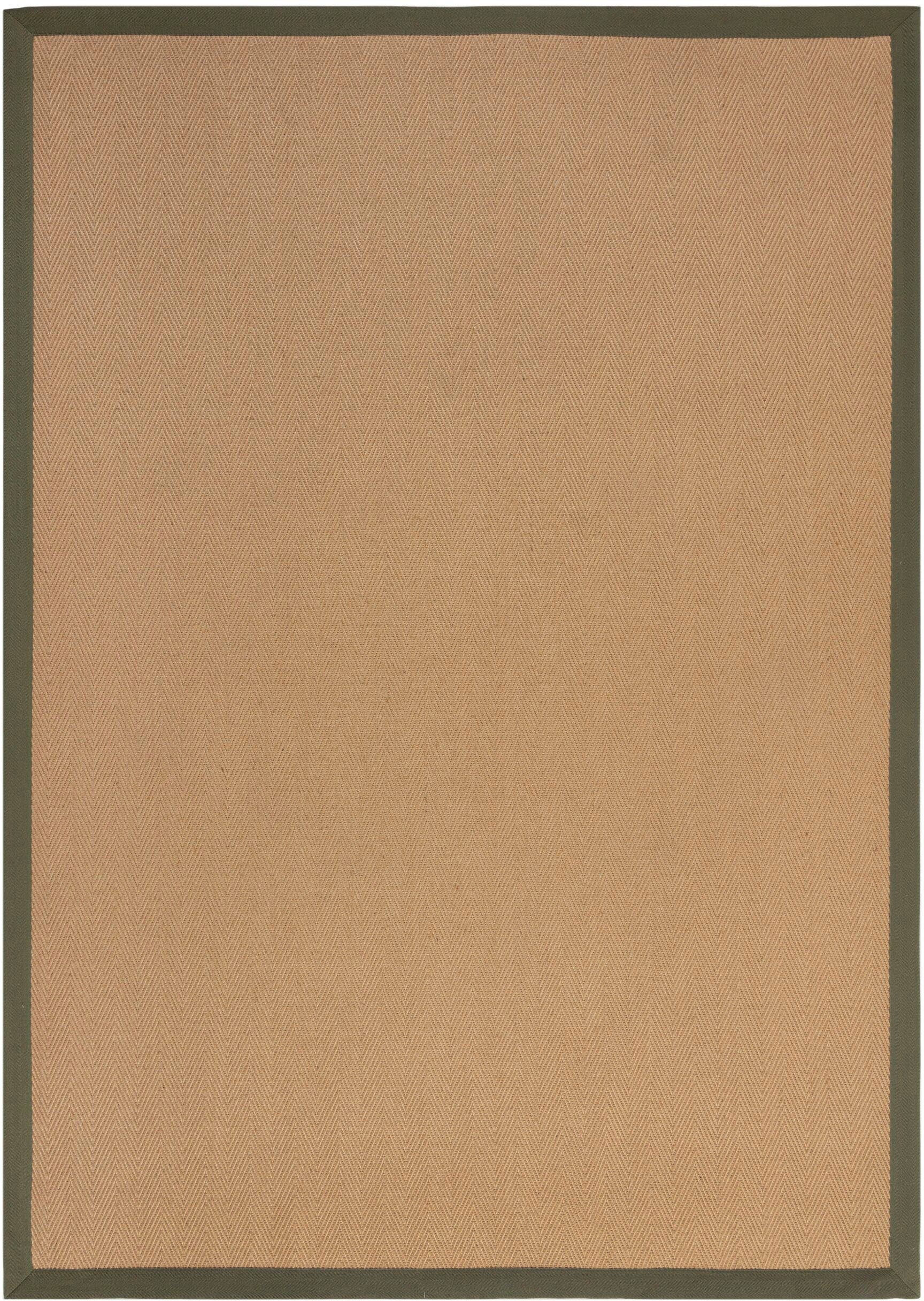 FLAIR RUGS Teppich Kira mit Fischgrätmuster, aus Jute, rechteckig, Höhe: 3 mm