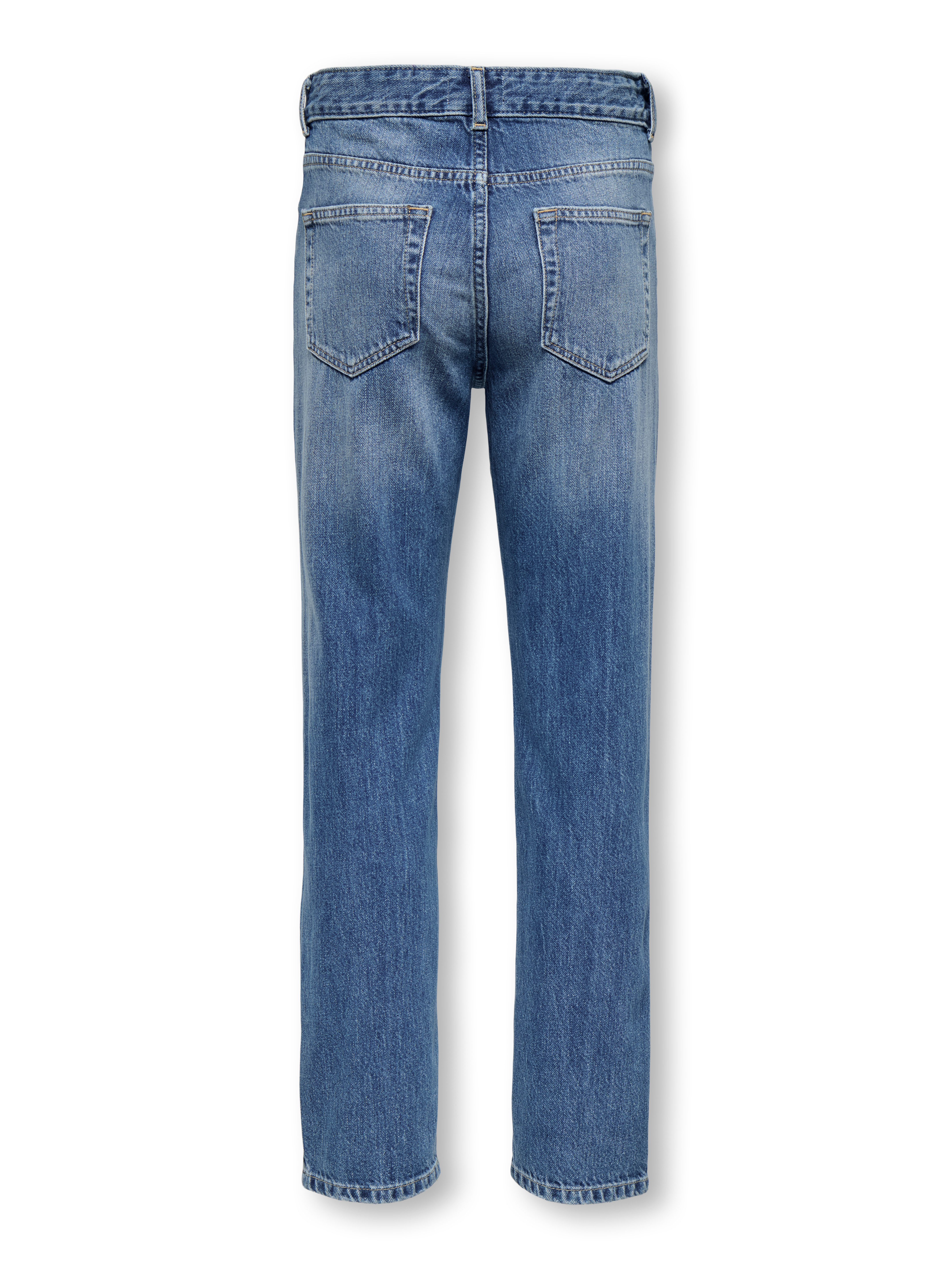 ONLY & SONS junior Straight-Jeans OSJEDGE STRAIGHT MB 2838 TAI DNM NOOS Baumwolle, regular fit – Bild 2 von 3