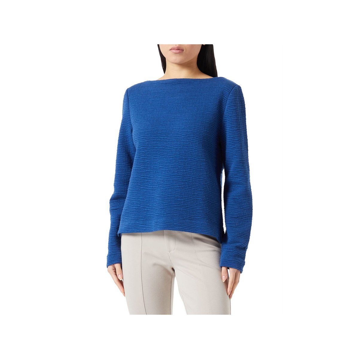 s.Oliver Sweatshirt blau regular fit (1-tlg)