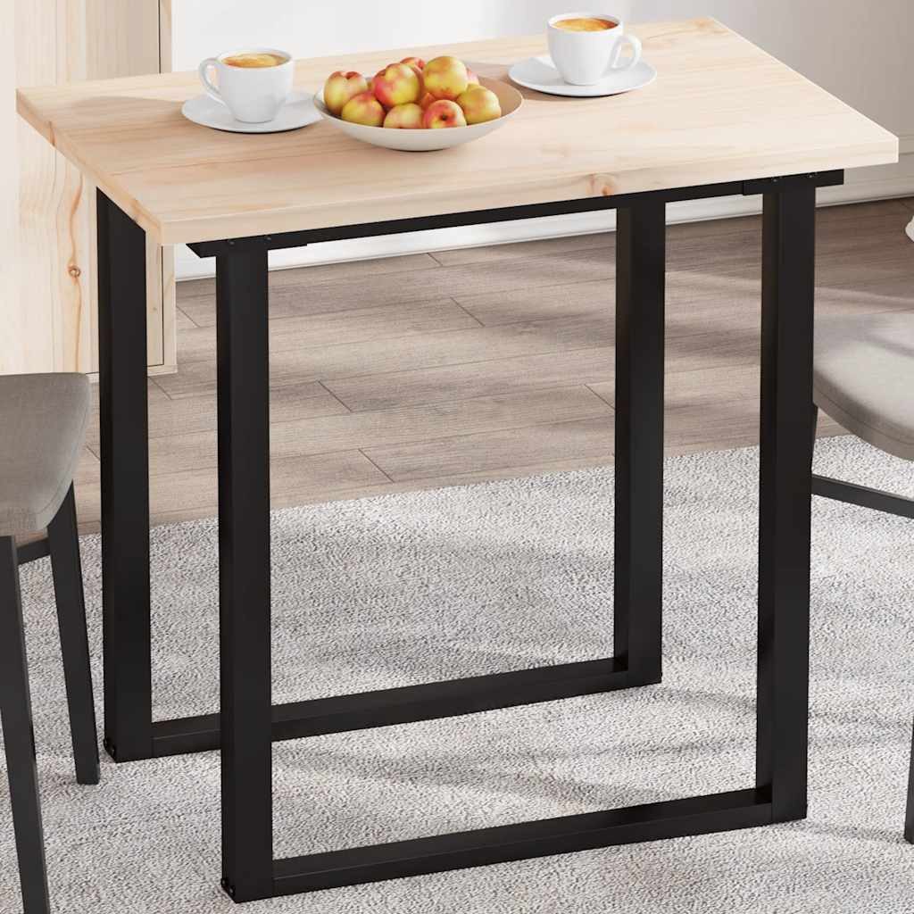 vidaXL Tischplatte Tischplatte 80x50x2,5 cm Rechteckig Massivholz Kiefer (1 St)