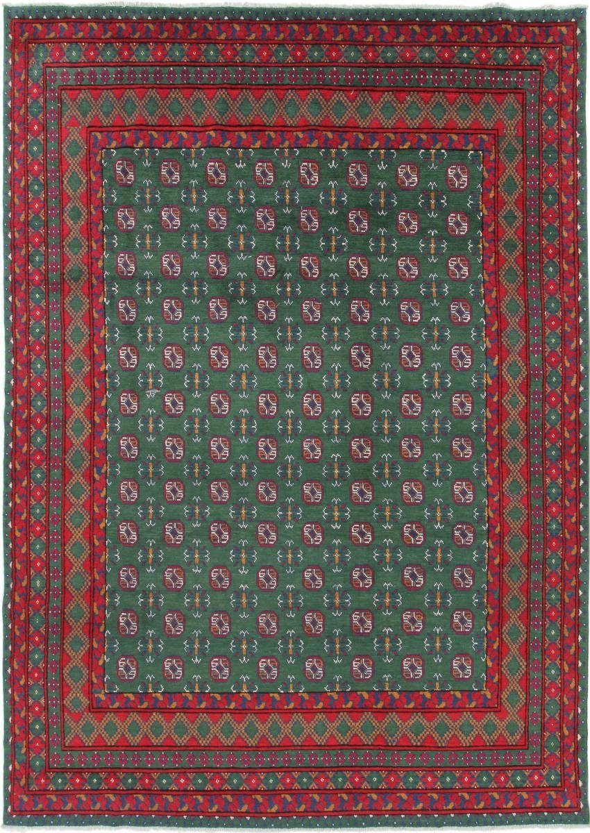 Orientteppich Afghan Akhche 250x350 Handgeknüpfter Orientteppich, Nain Trading, rechteckig, Höhe: 6 mm