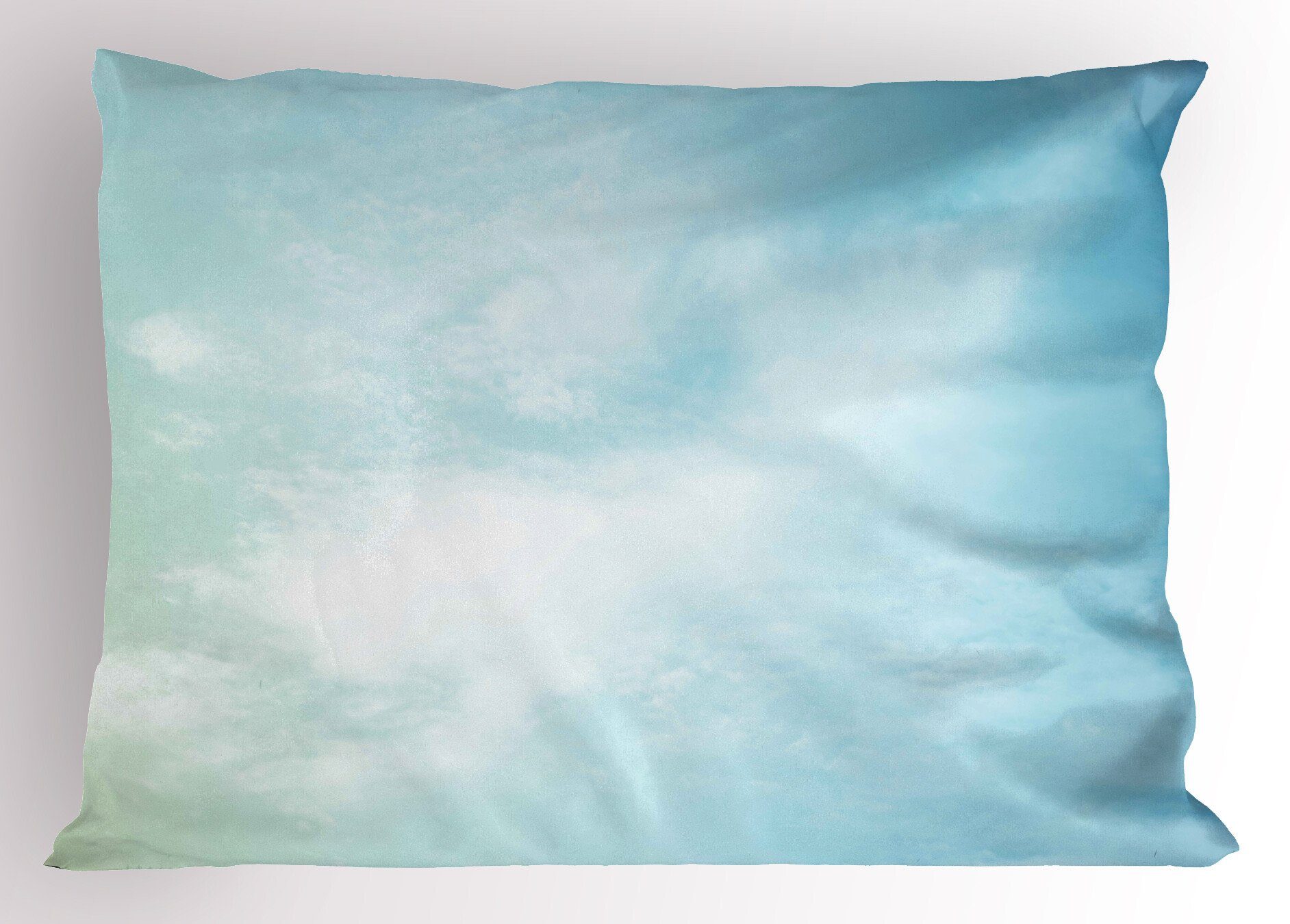 Abakuhaus (1 Gedruckter Stück), Himmel Dekorativer Foggy Kissenbezüge Kopfkissenbezug, Standard Size Mystical Blau