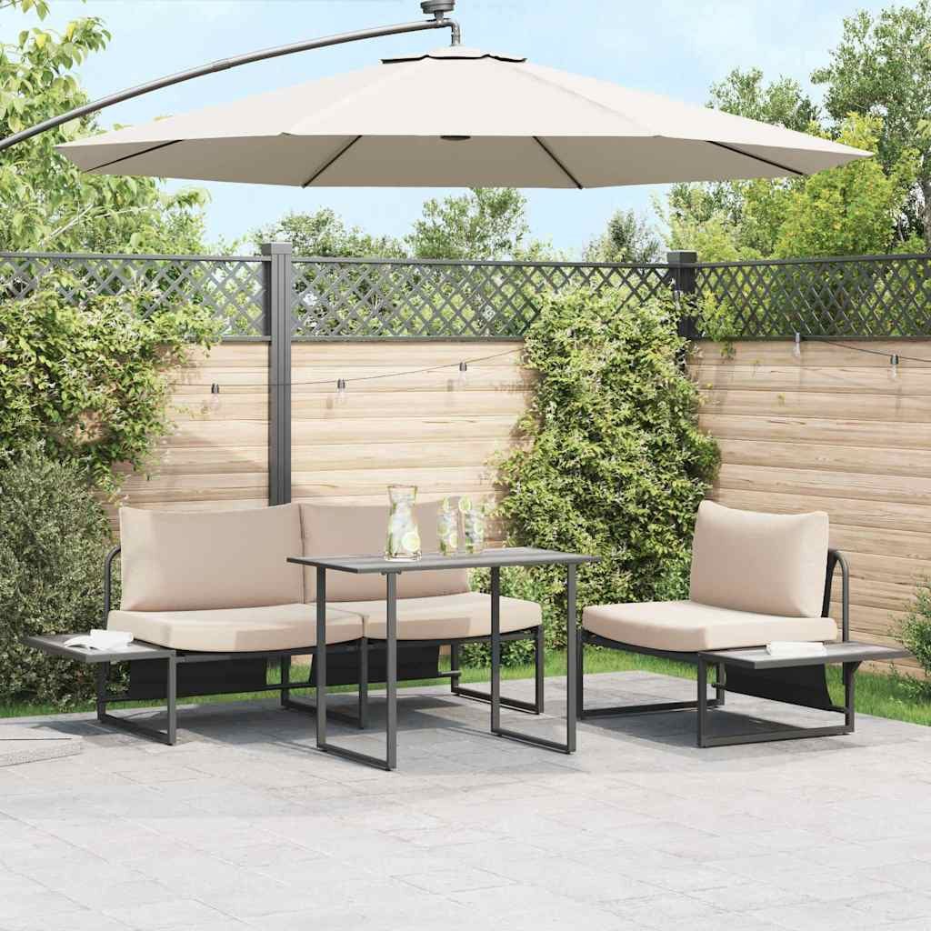 vidaXL Gartentisch Gartentisch Grau 100 x 55 x 70 cm Holz (1-St)