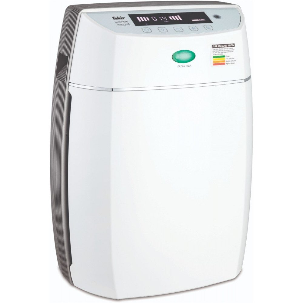 FAKIR Luftreiniger 6749006 Luminoso Smart Luftreiniger Raumluftfilter Weiß
