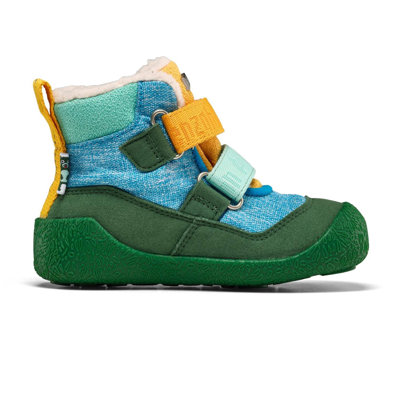 Affenzahn Affenzahn Lauflerner Winterstiefel Vegan Snuggy Kreativ Bär Slipper