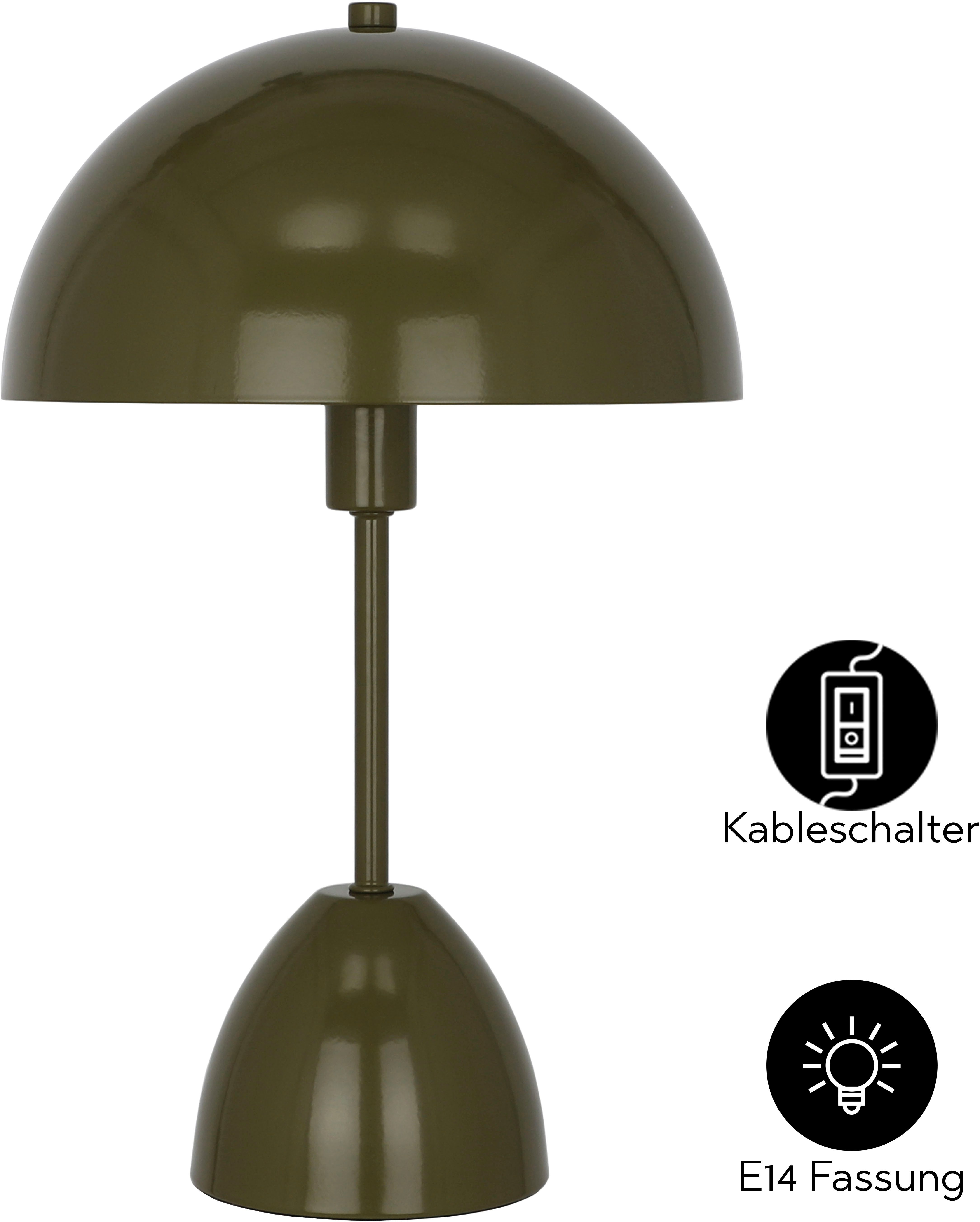 OTTO home Tischleuchte Dorrio Pilzlampe, Leuchtmittel wechselbar, ohne Leuc günstig online kaufen